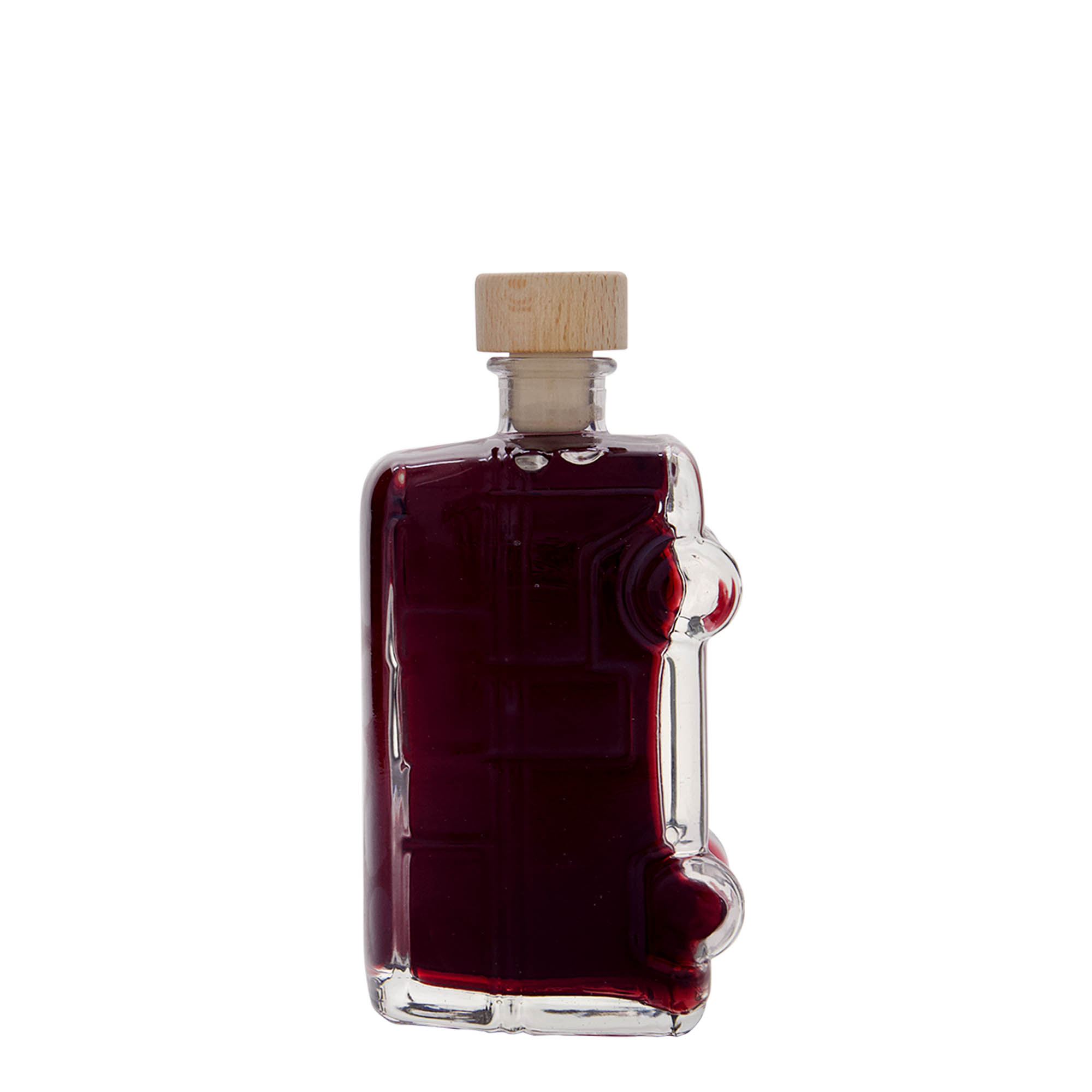 200 ml glass bottle 'Bulli', opening: cork 200 ml glass bottle 'Bulli', opening: cork