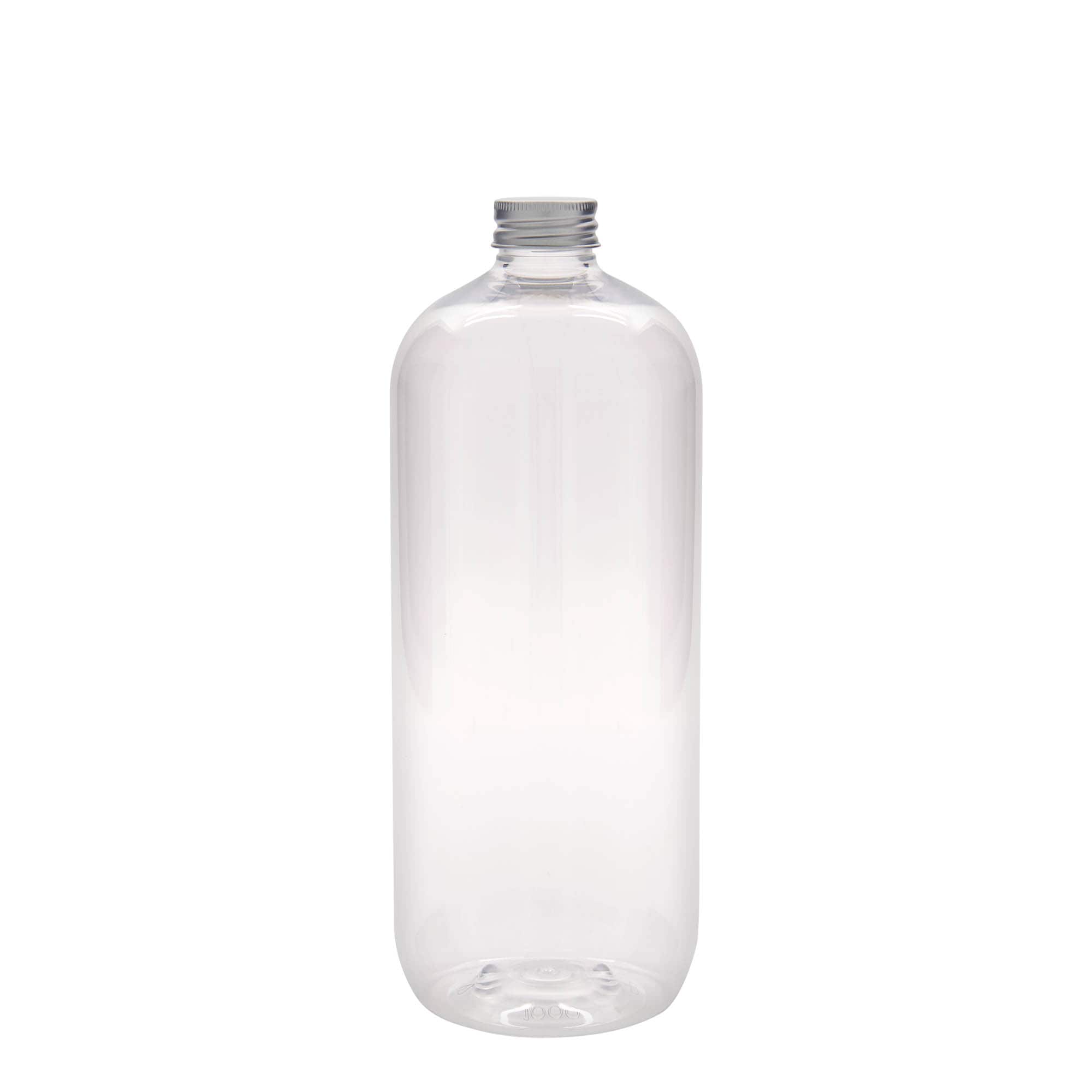 1,000 ml PET bottle ‘Boston’, plastic, opening: 28/410