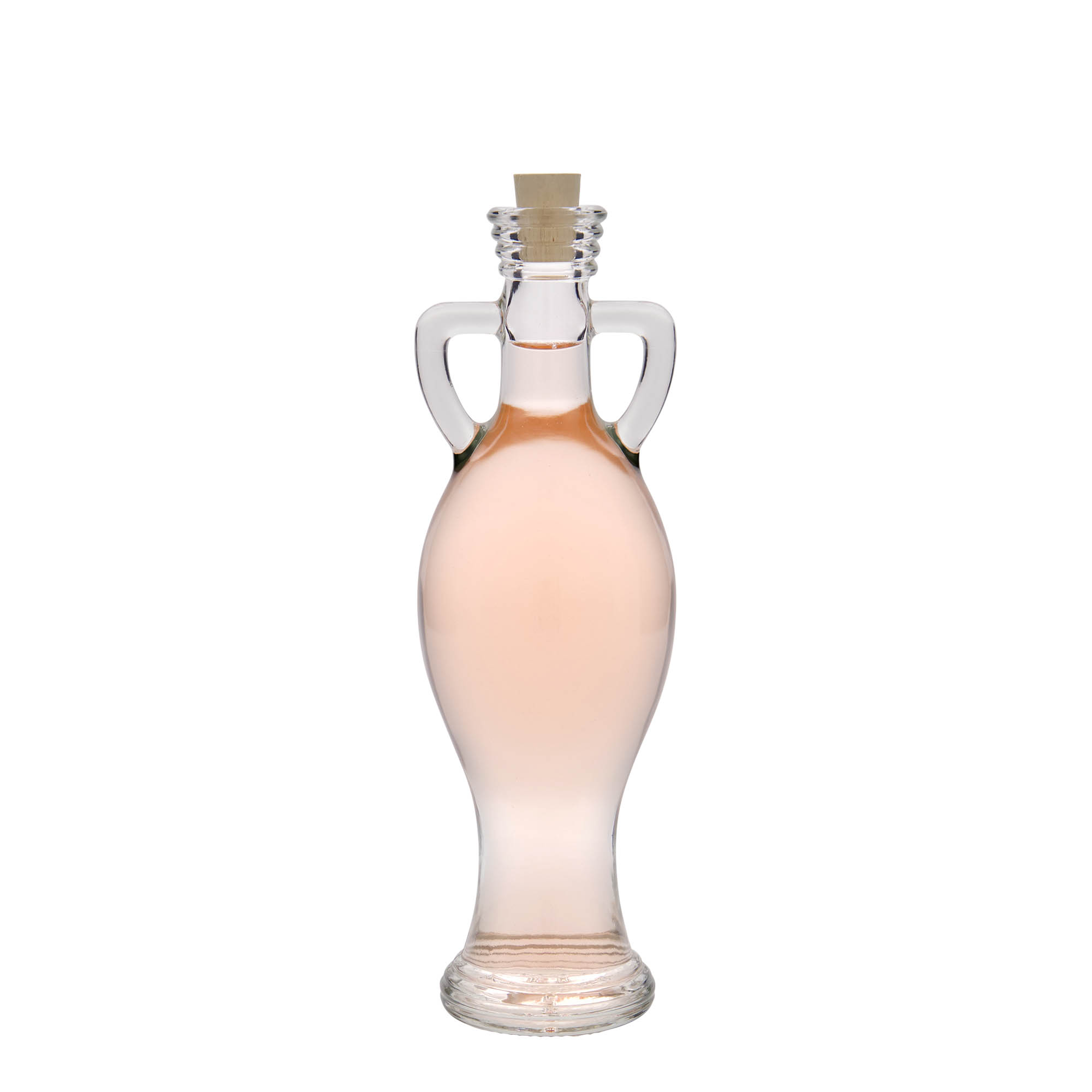 200 ml glass bottle 'Amphora', opening: cork 200 ml glass bottle 'Amphora', opening: cork