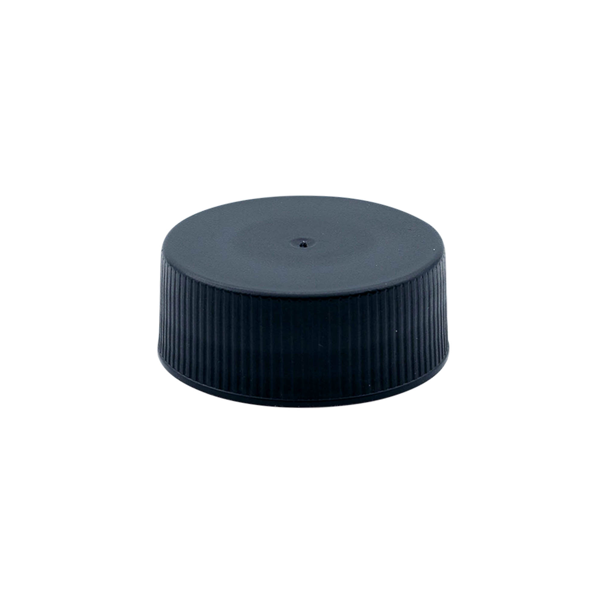 Screw cap with EPE insert, PP plastic, black, for opening: DIN 40 Screw cap with EPE insert, PP plastic, black, for opening: DIN 40