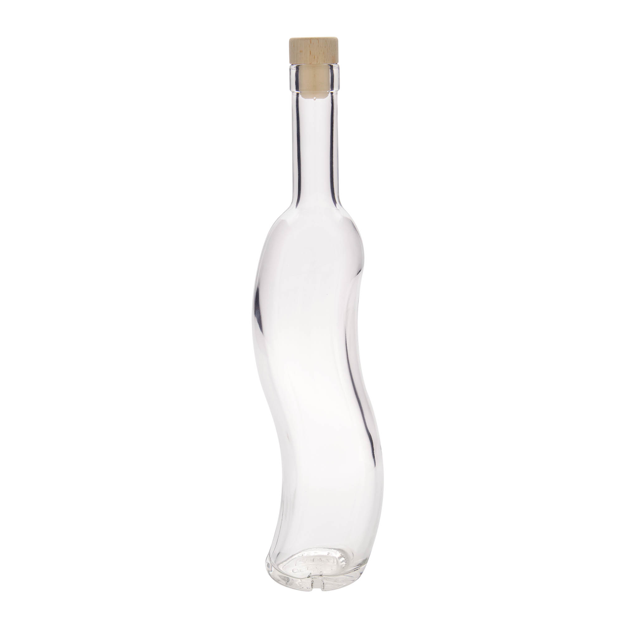 500 ml glass bottle 'La-Ola', semi-round, opening: cork