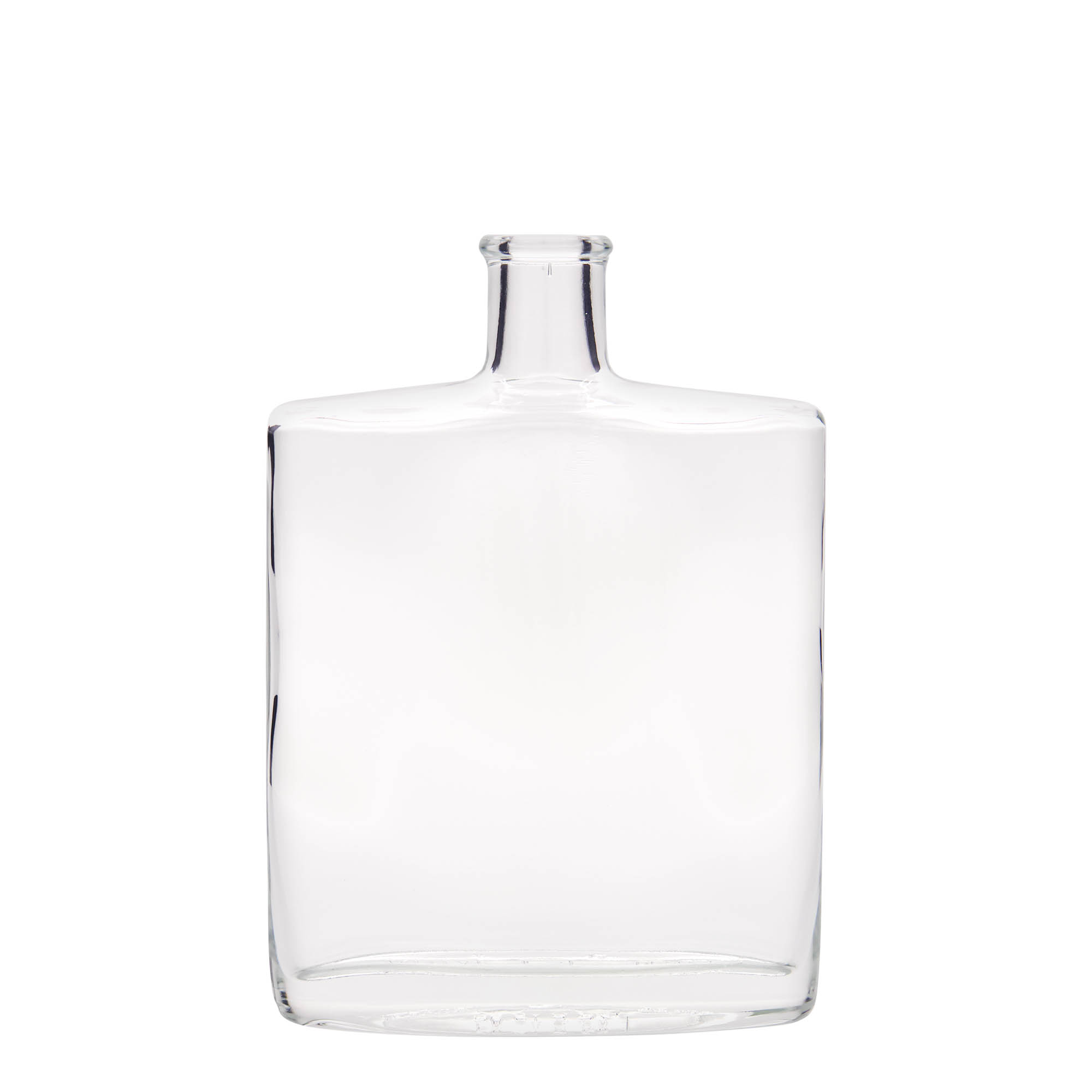 500 ml glass bottle 'Zorbas', oval, closure: cork 500 ml glass bottle 'Zorbas', oval, closure: cork