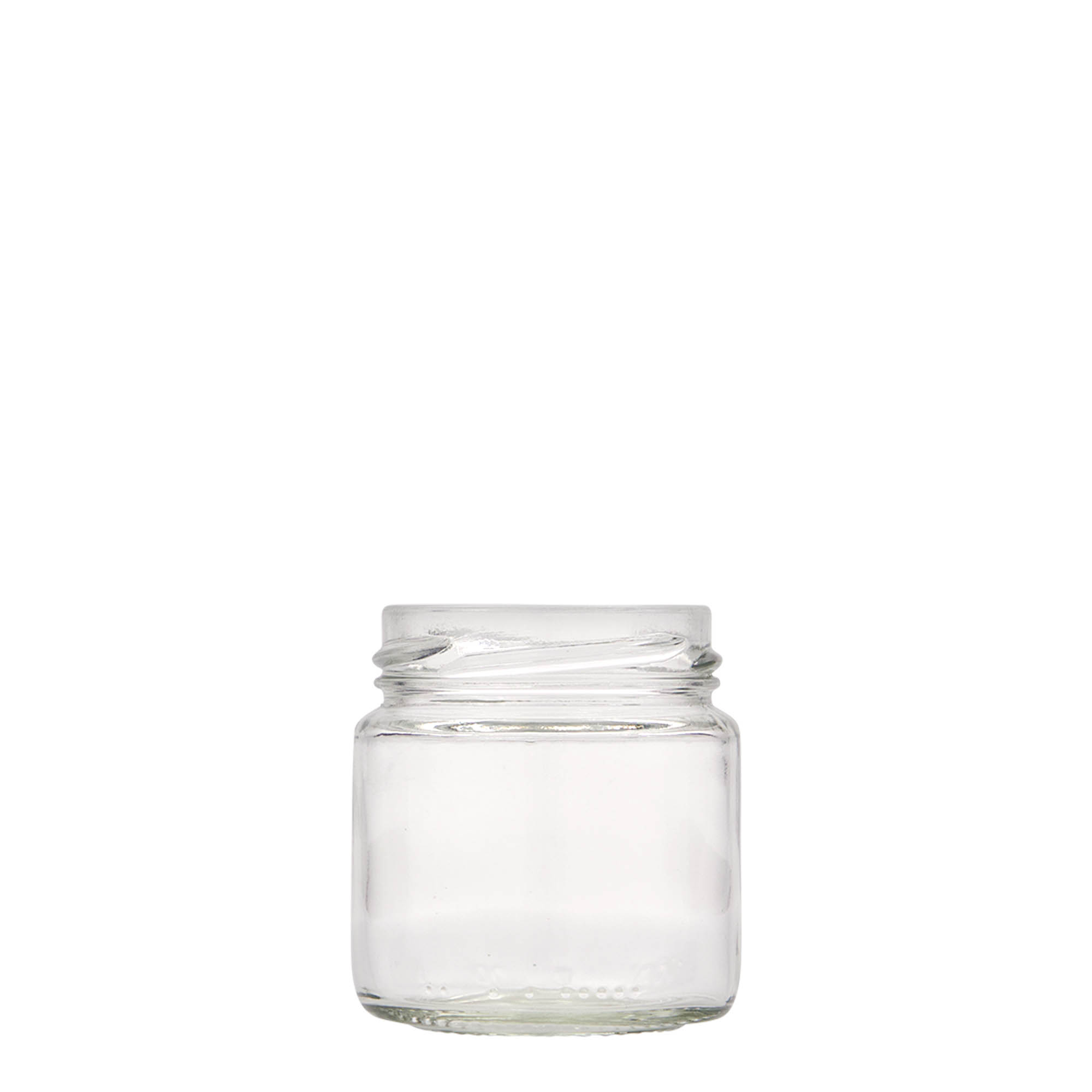106 ml round glass, opening: Twist-off (TO 53)