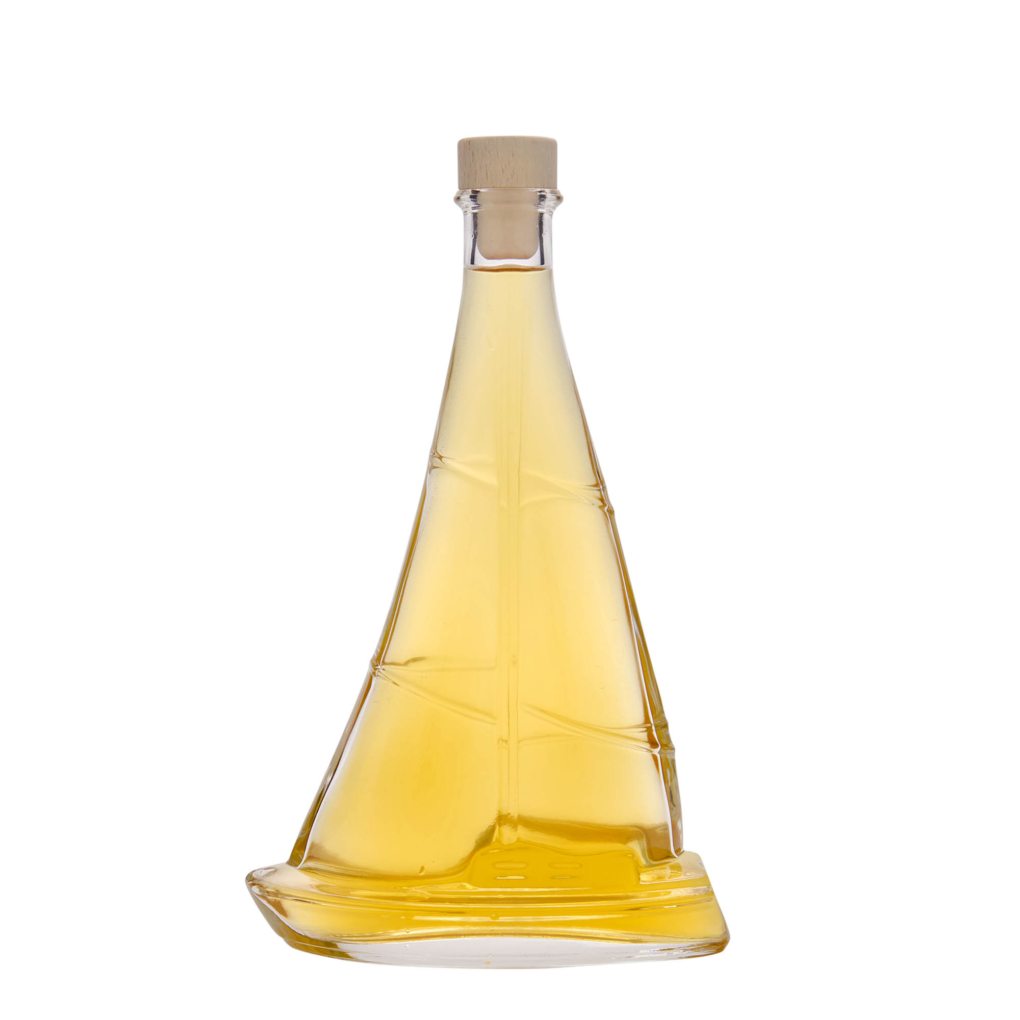 350 ml glass bottle 'Sailboat', opening: cork