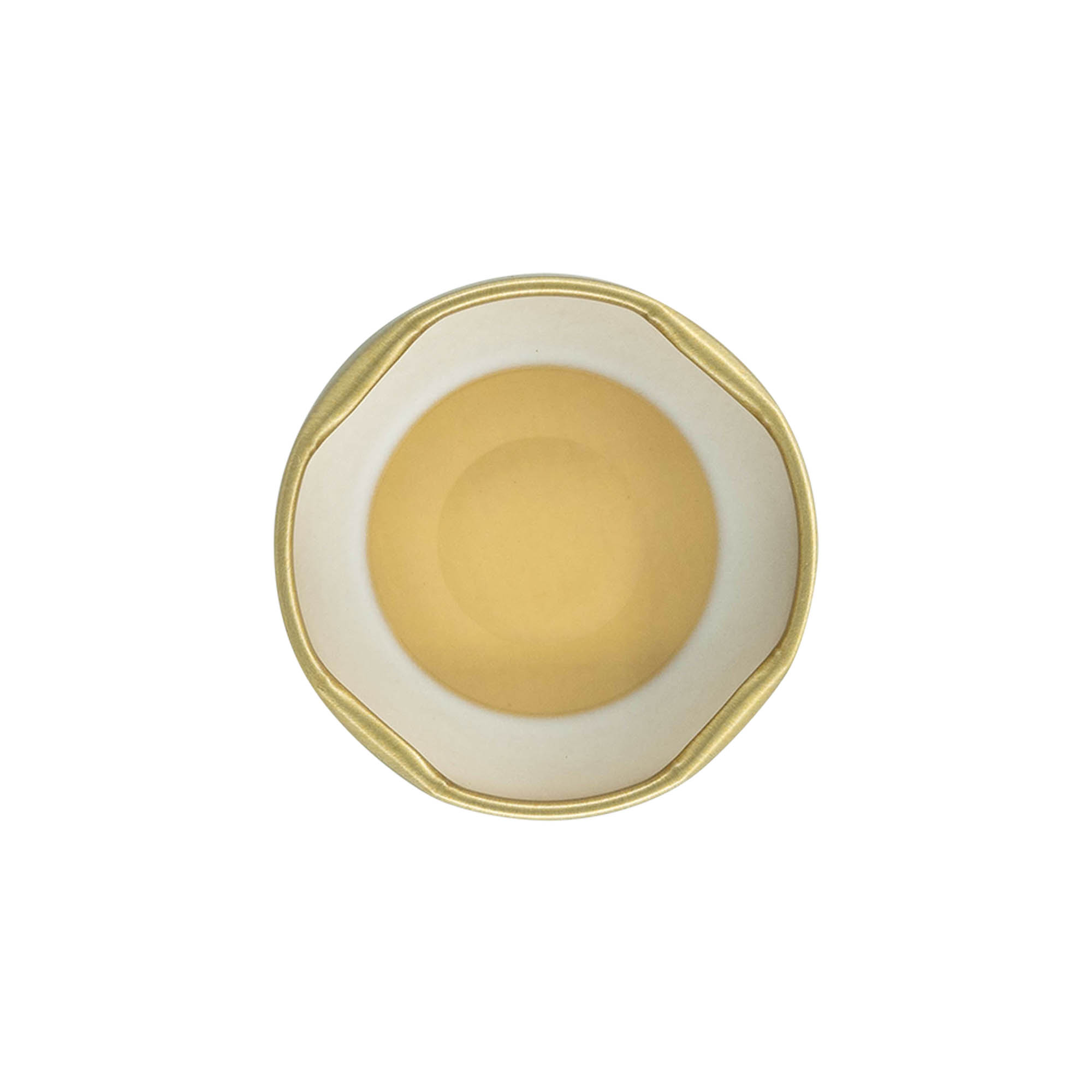 Twist off lid, tinplate, sterilisable, gold, for opening: TO 43