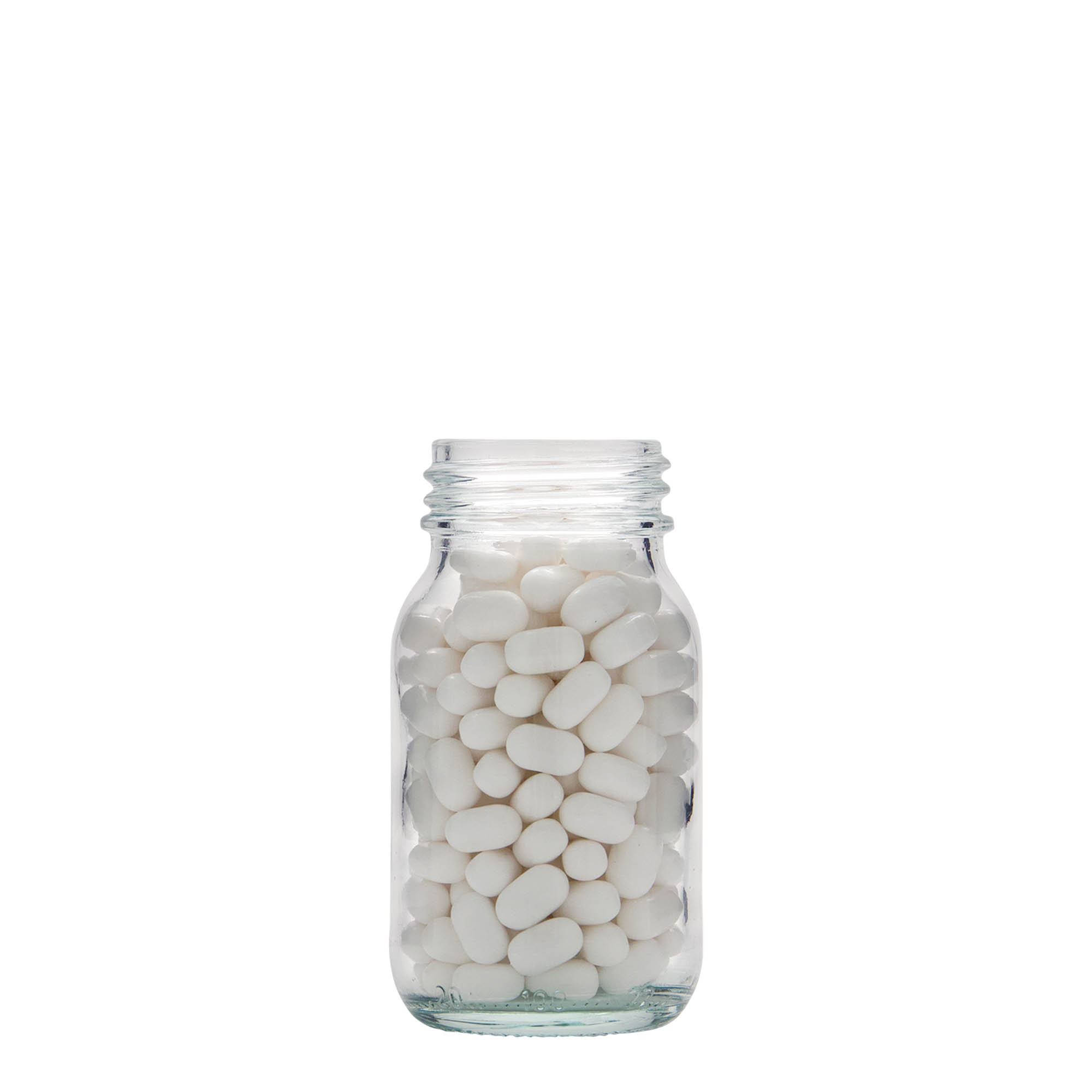 100 ml wide-neck glass, opening: DIN 40