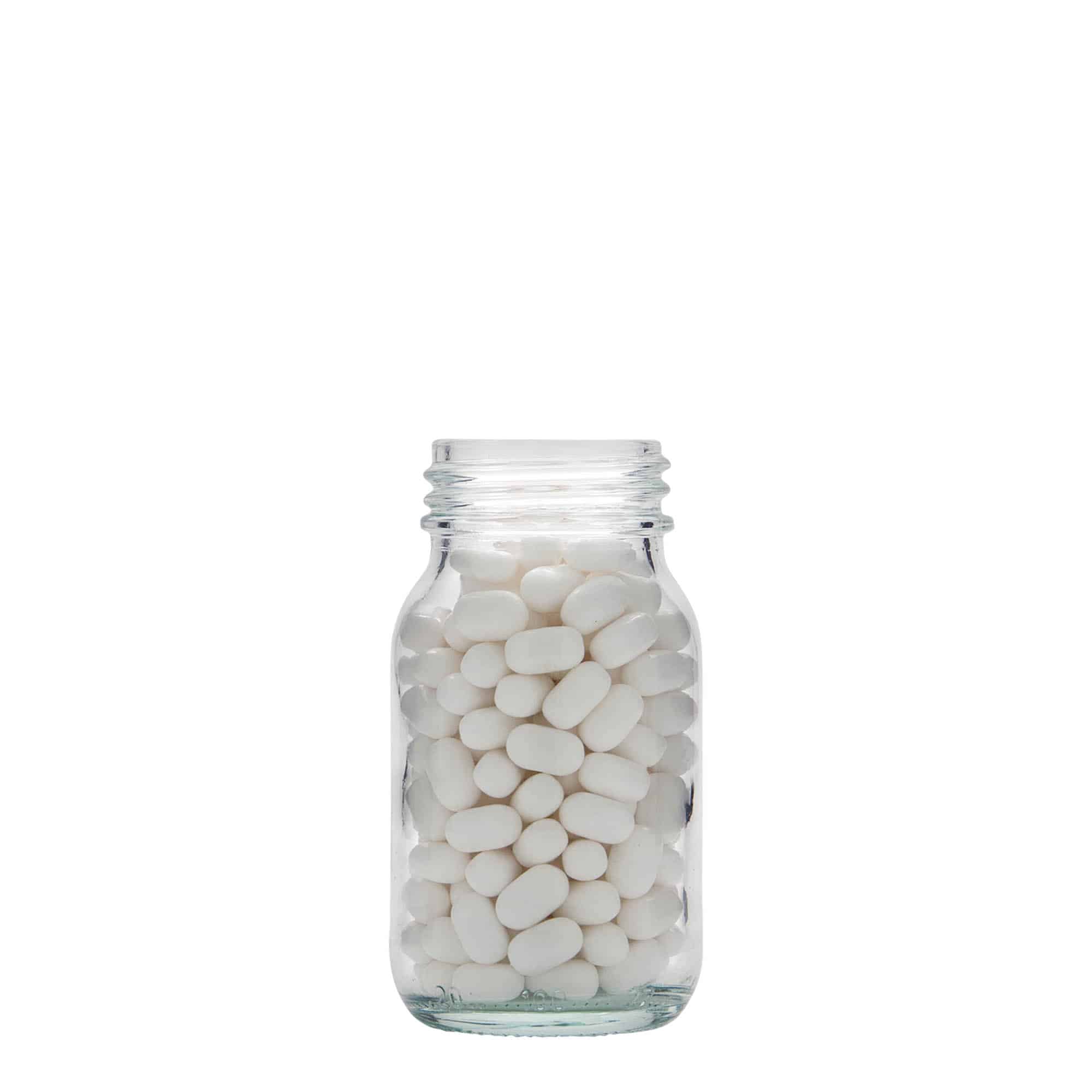 100 ml wide-neck glass, opening: DIN 40