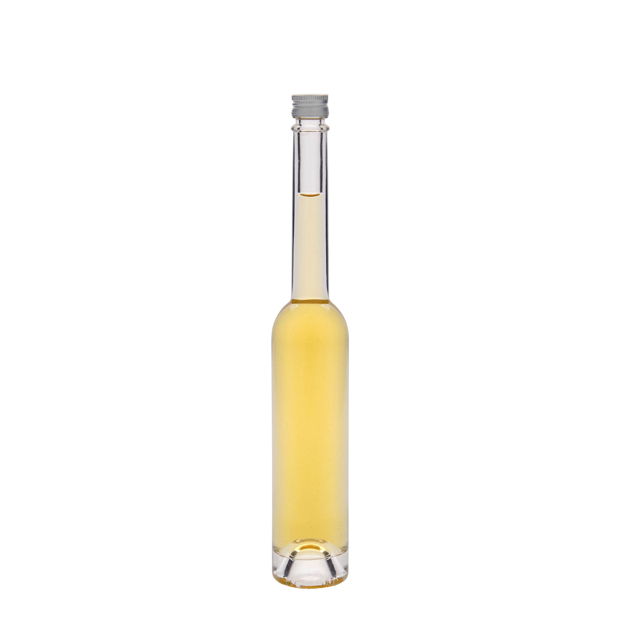 100 ml glass bottle 'Platina', opening: PP 18