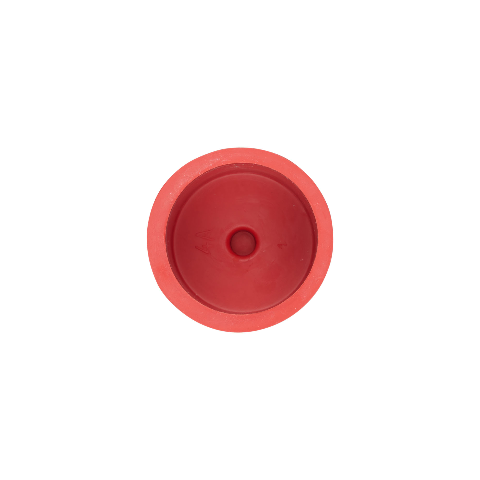 Carboy cap type 4a, rubber, red
