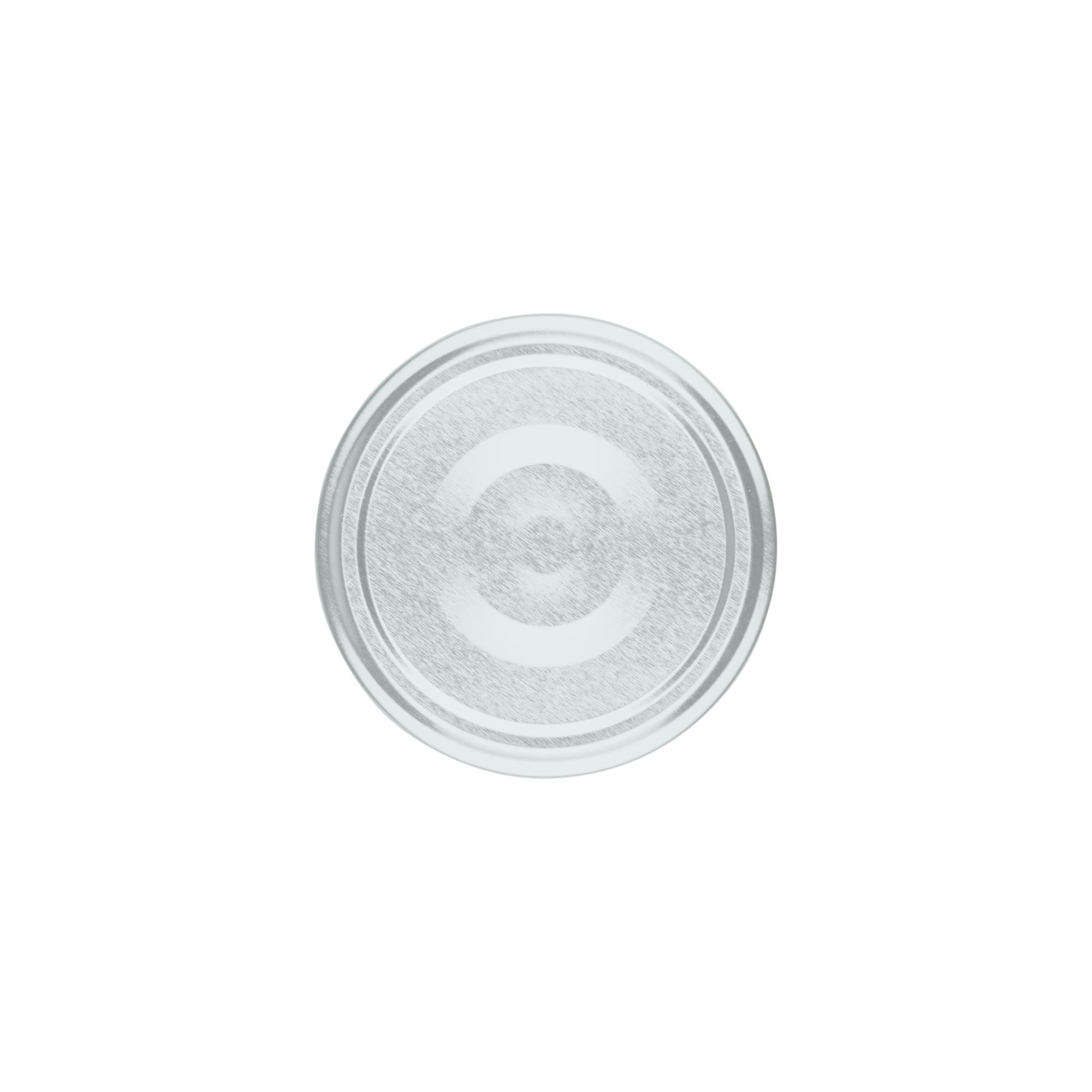 Twist off lid, tinplate, silver, for opening: TO 66