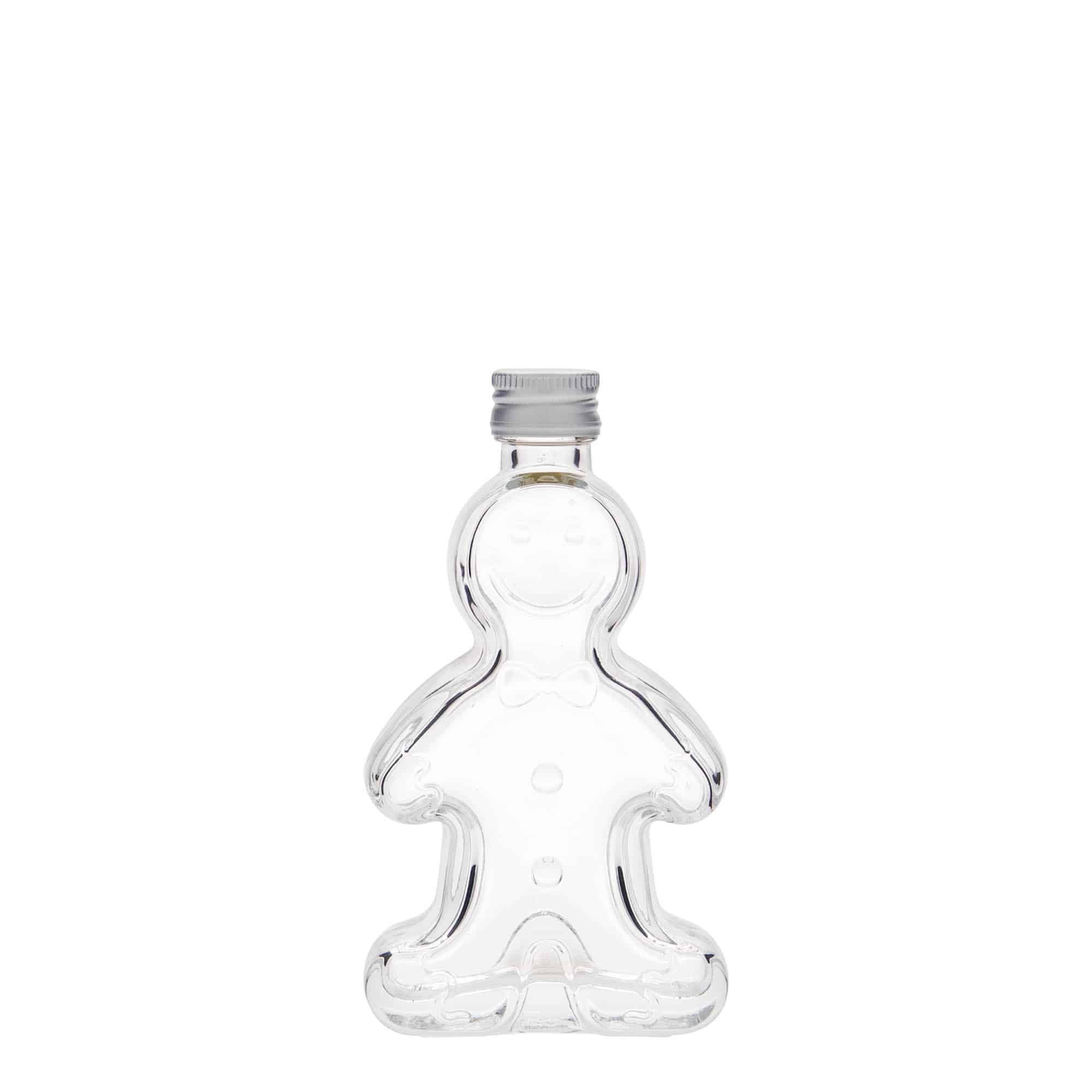50 ml glass bottle ‘Gingerbread Man’, opening: PP 18