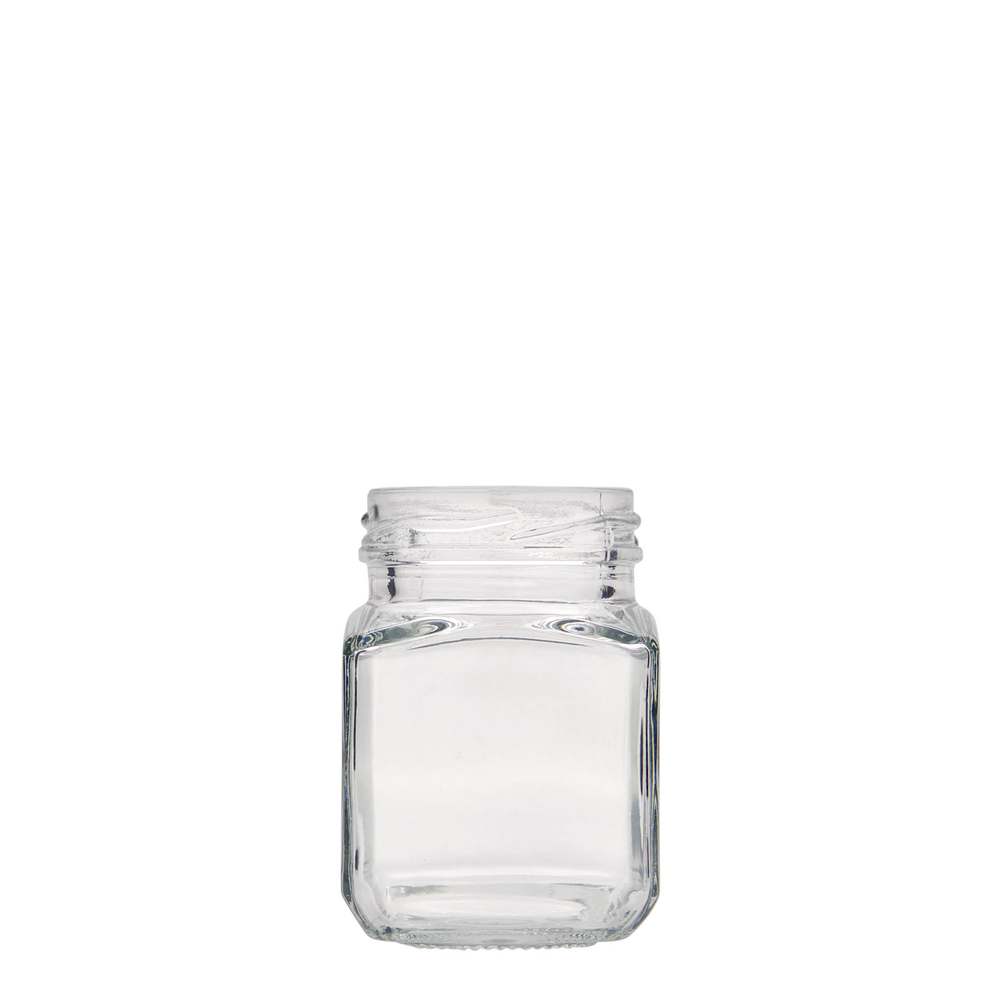 106 ml square glass, opening: Twist-off (TO 48)