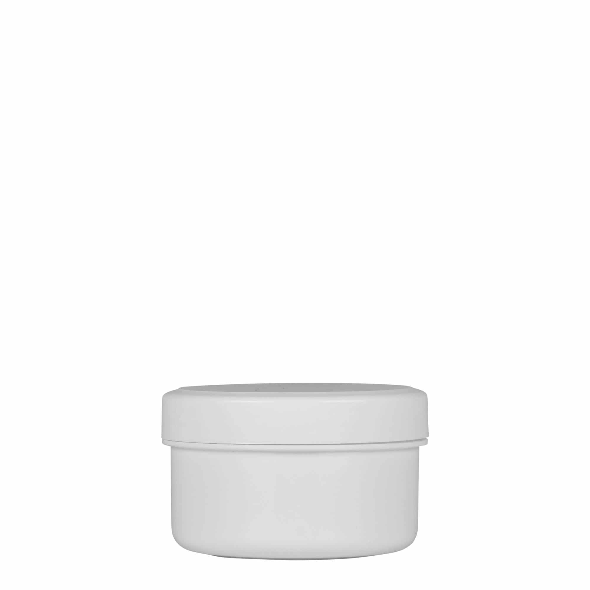 60 ml plastic jar ‘White Line’, PP, white, opening: screw cap