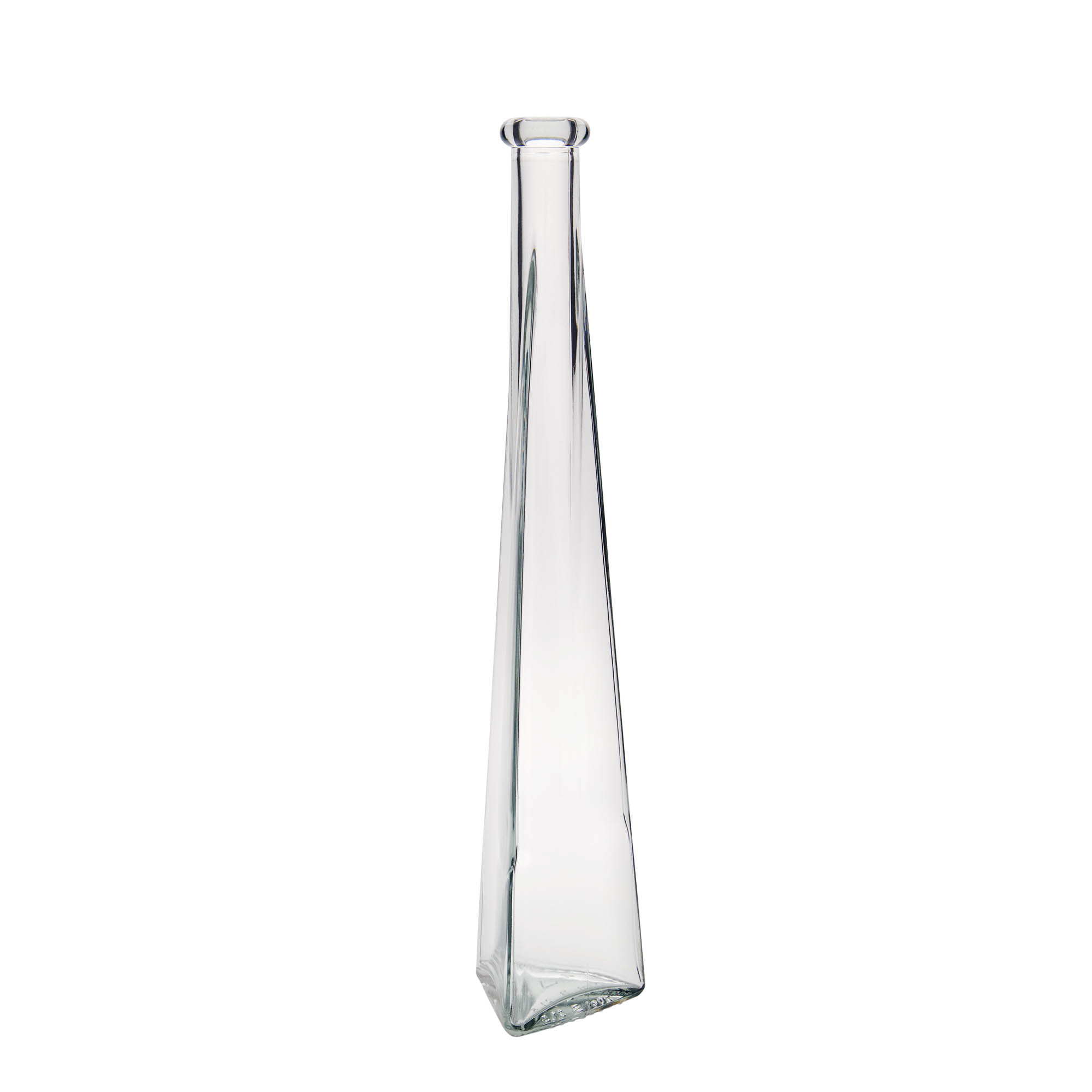 200 ml glass bottle 'Dama Triangolore', triangular, opening: cork 200 ml glass bottle 'Dama Triangolore', triangular, opening: cork