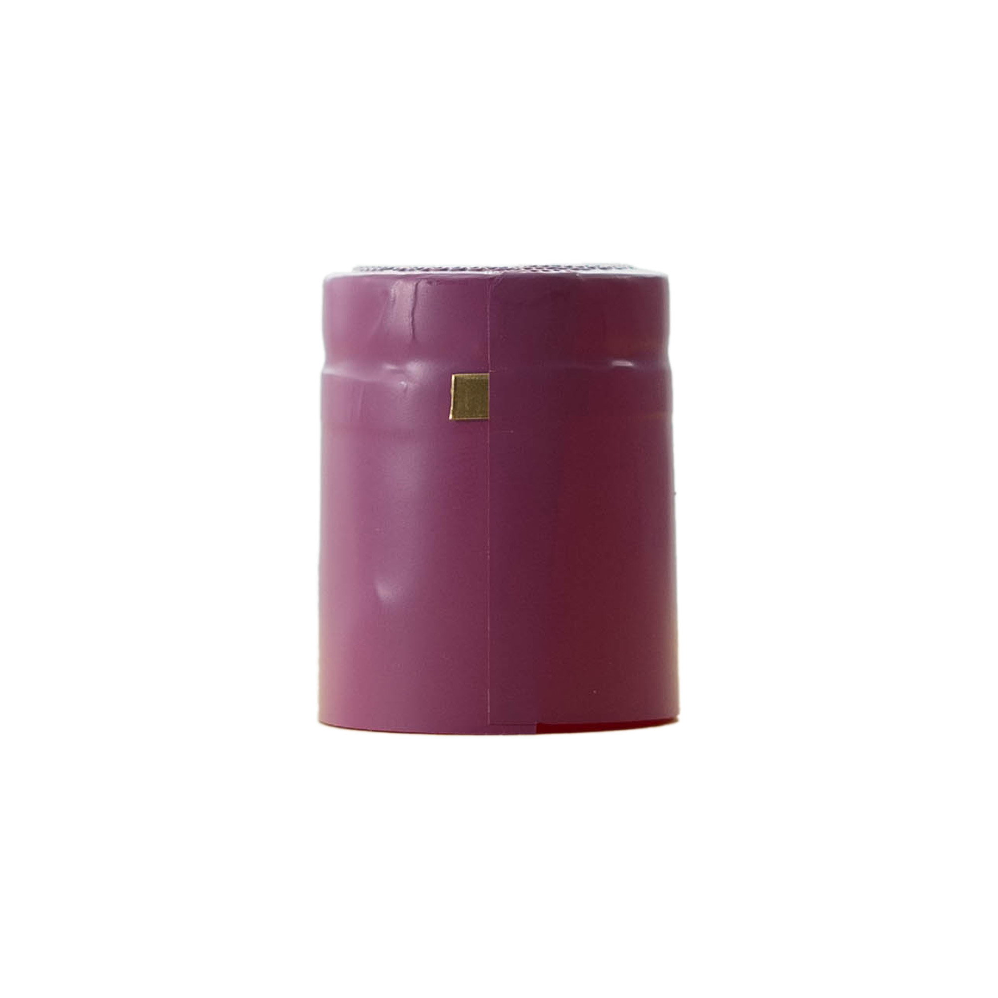 Shrink capsule 32x41, PVC plastic, fuchsia