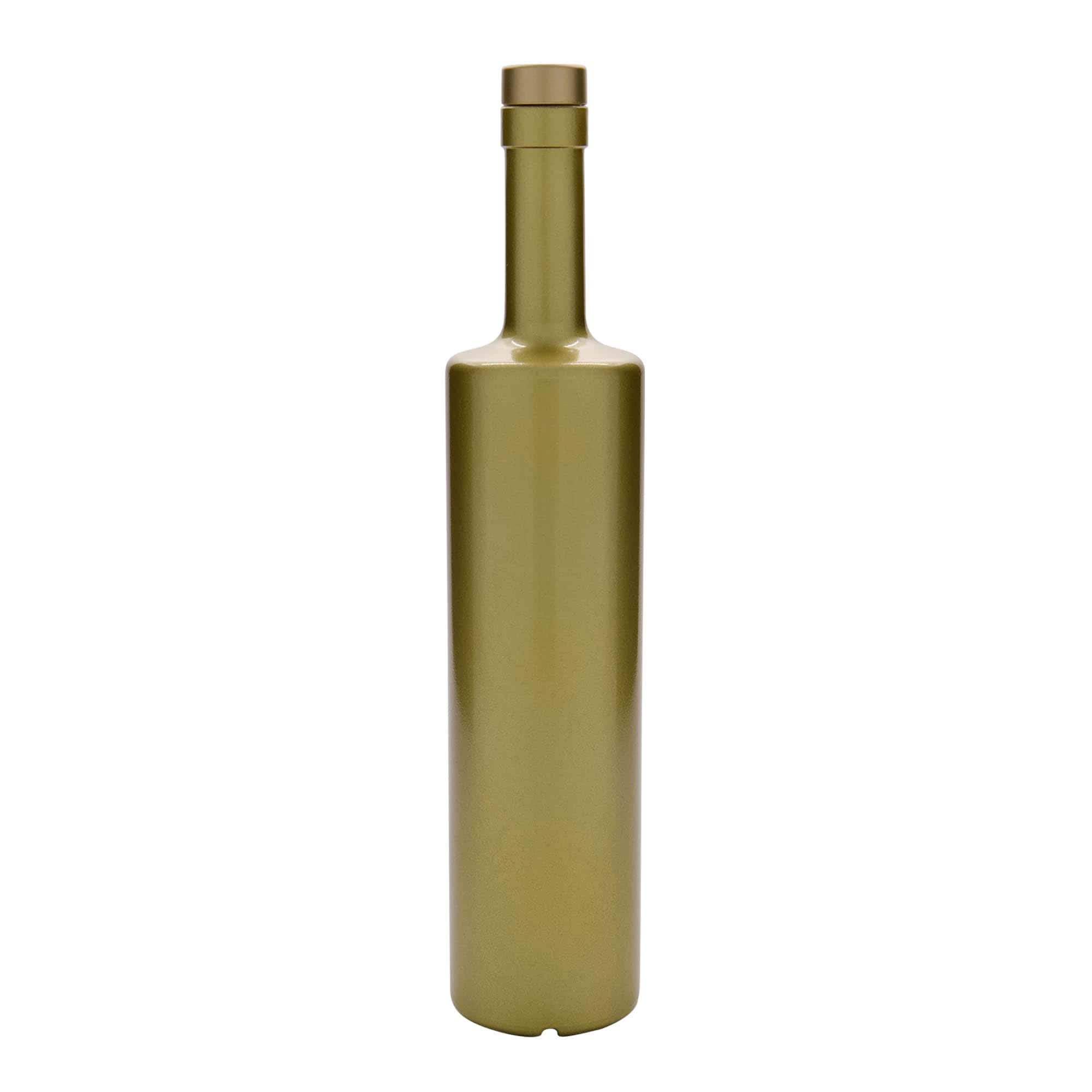 700 ml glass bottle ‘Centurio’, gold, opening: cork