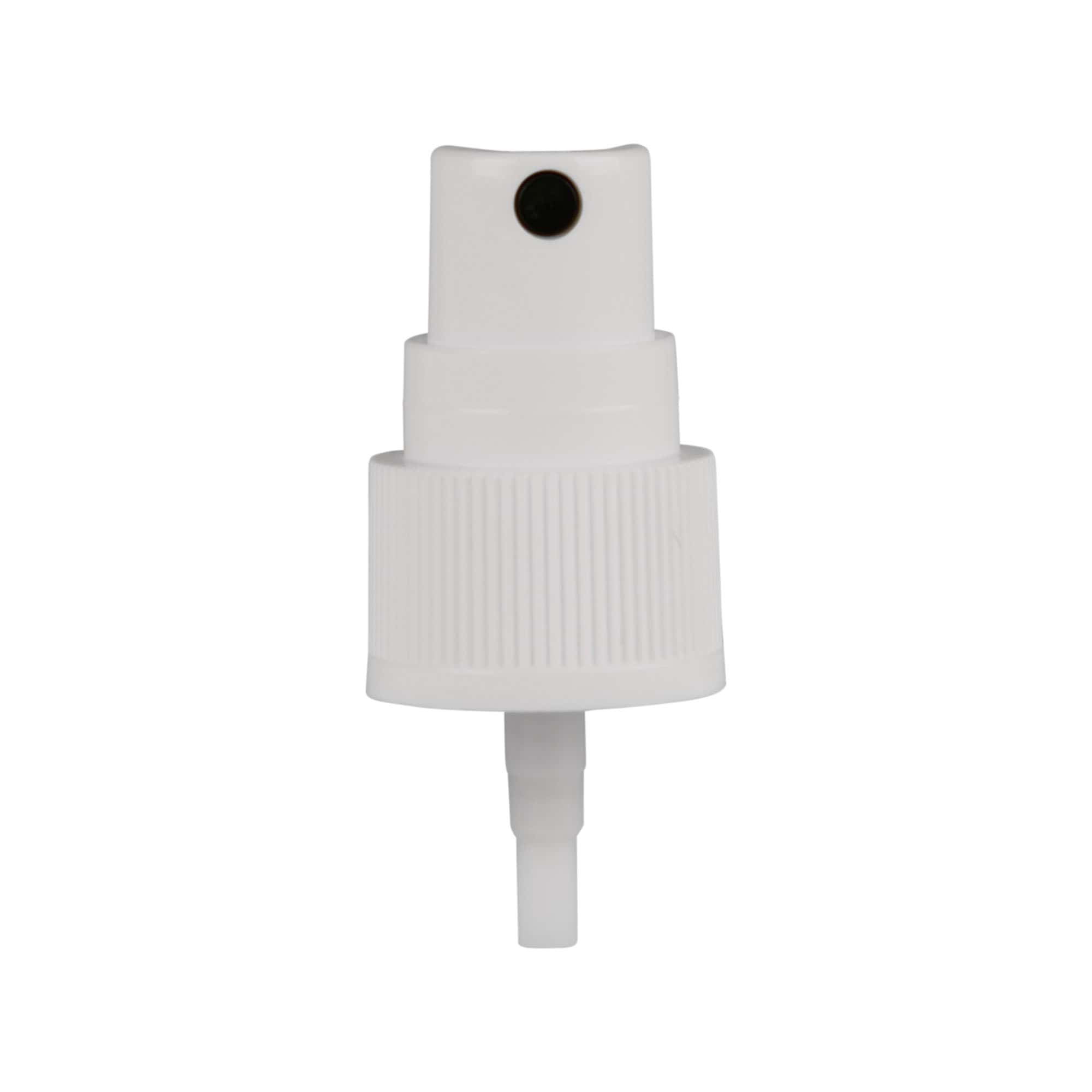 Screw cap spray atomiser, PP plastic, white, for opening: 20/410