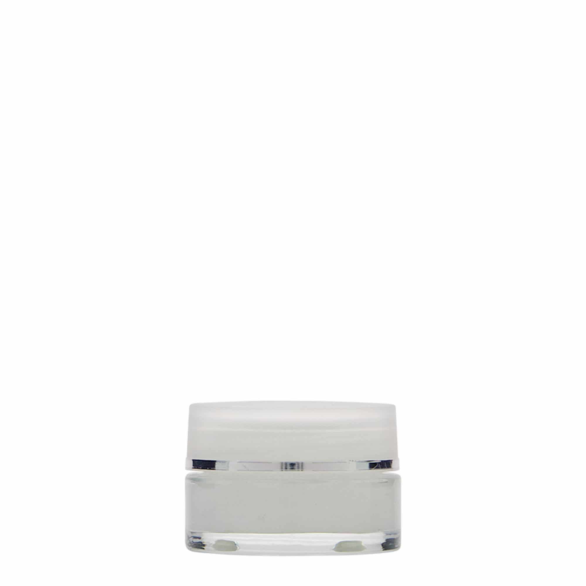 15 ml jar ‘Clear Edition’, glass, opening: screw cap