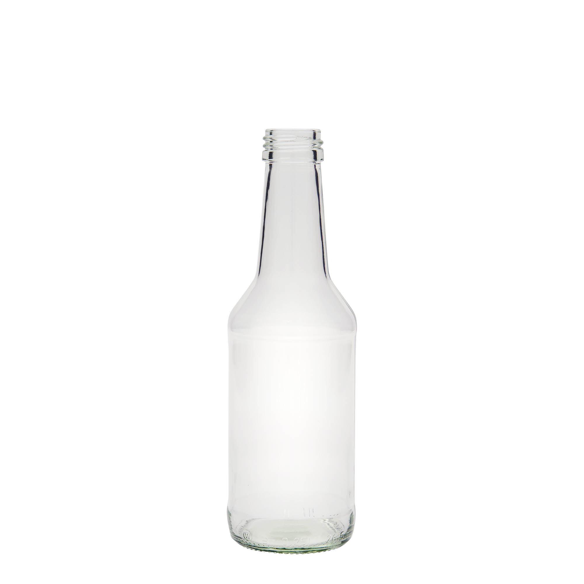 250 ml glass bottle 'Nils', opening: PP 28 250 ml glass bottle 'Nils', opening: PP 28