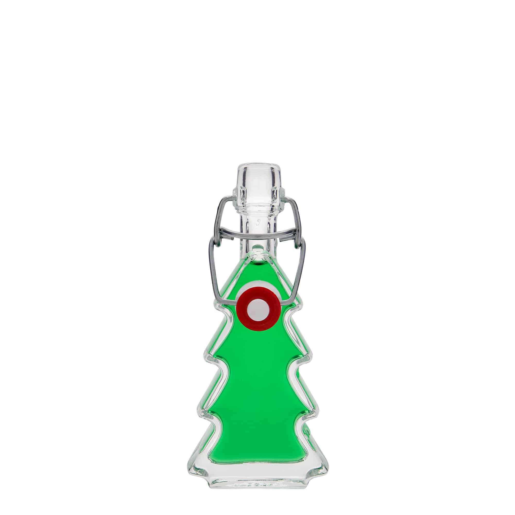 40 ml glass bottle ‘Christmas tree’, opening: swing top closure