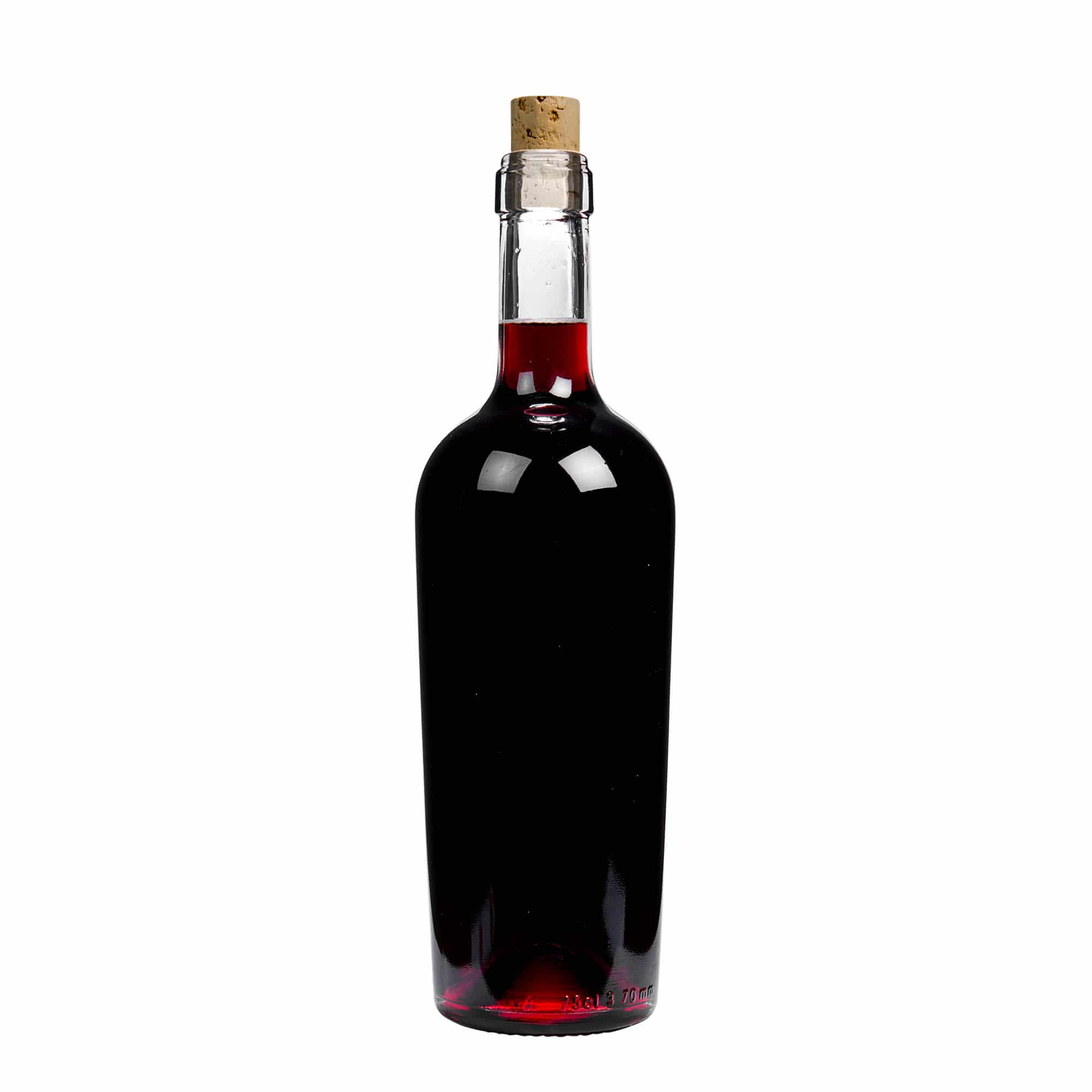 750 ml wine bottle ‘Imperiale’, neck: cork