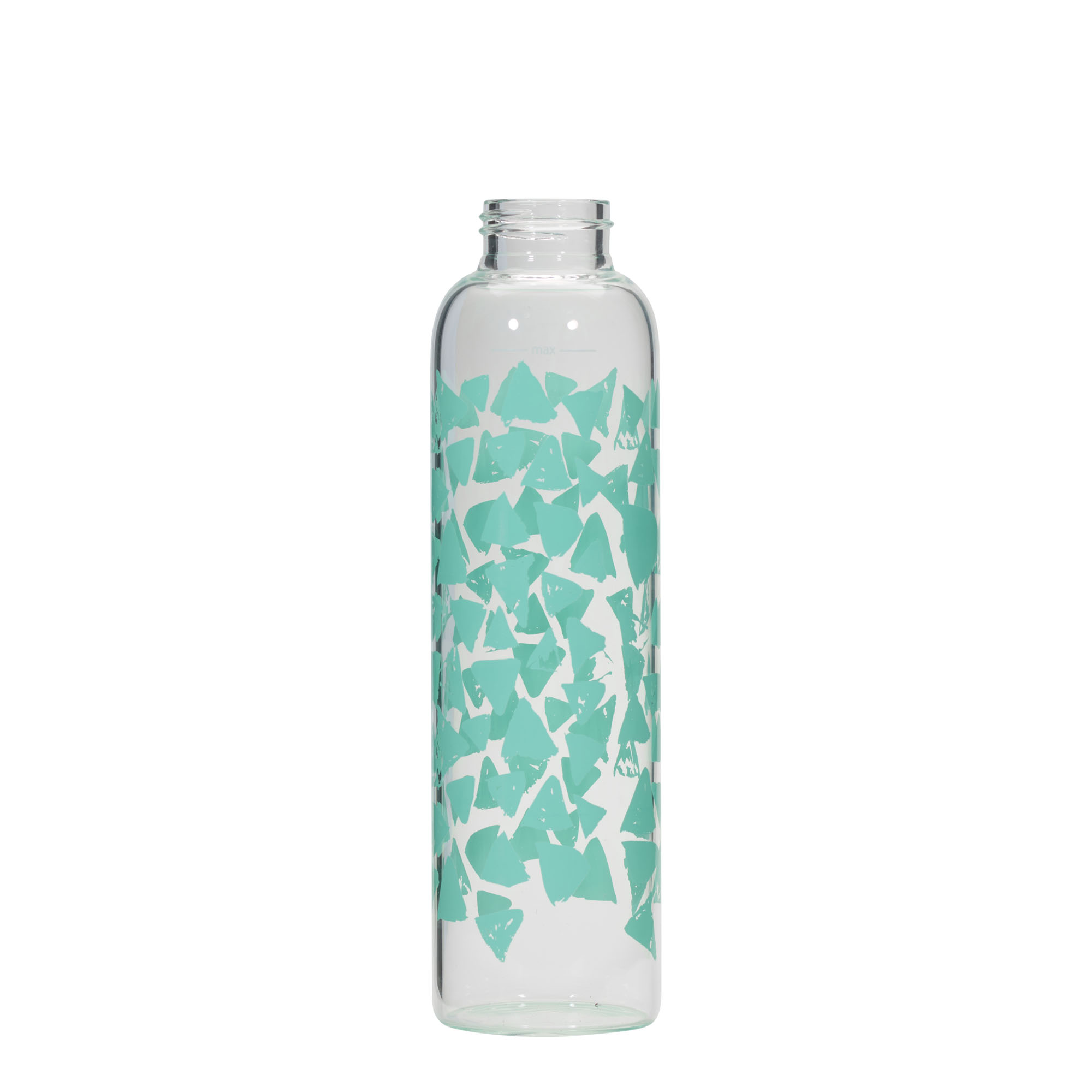 500 ml Drinking Bottle 'Perseus - Turquoise Triangles', Opening: Screw Cap