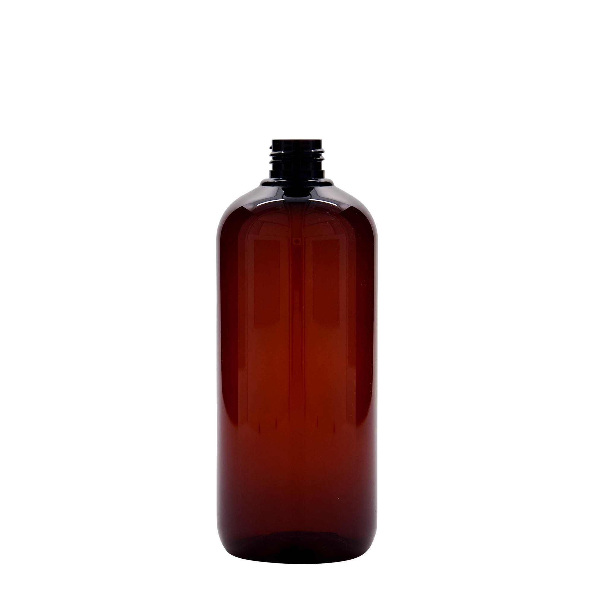 500 ml recycled plastic bottle 'Victor's Best', PCR, brown, neck: 24/410