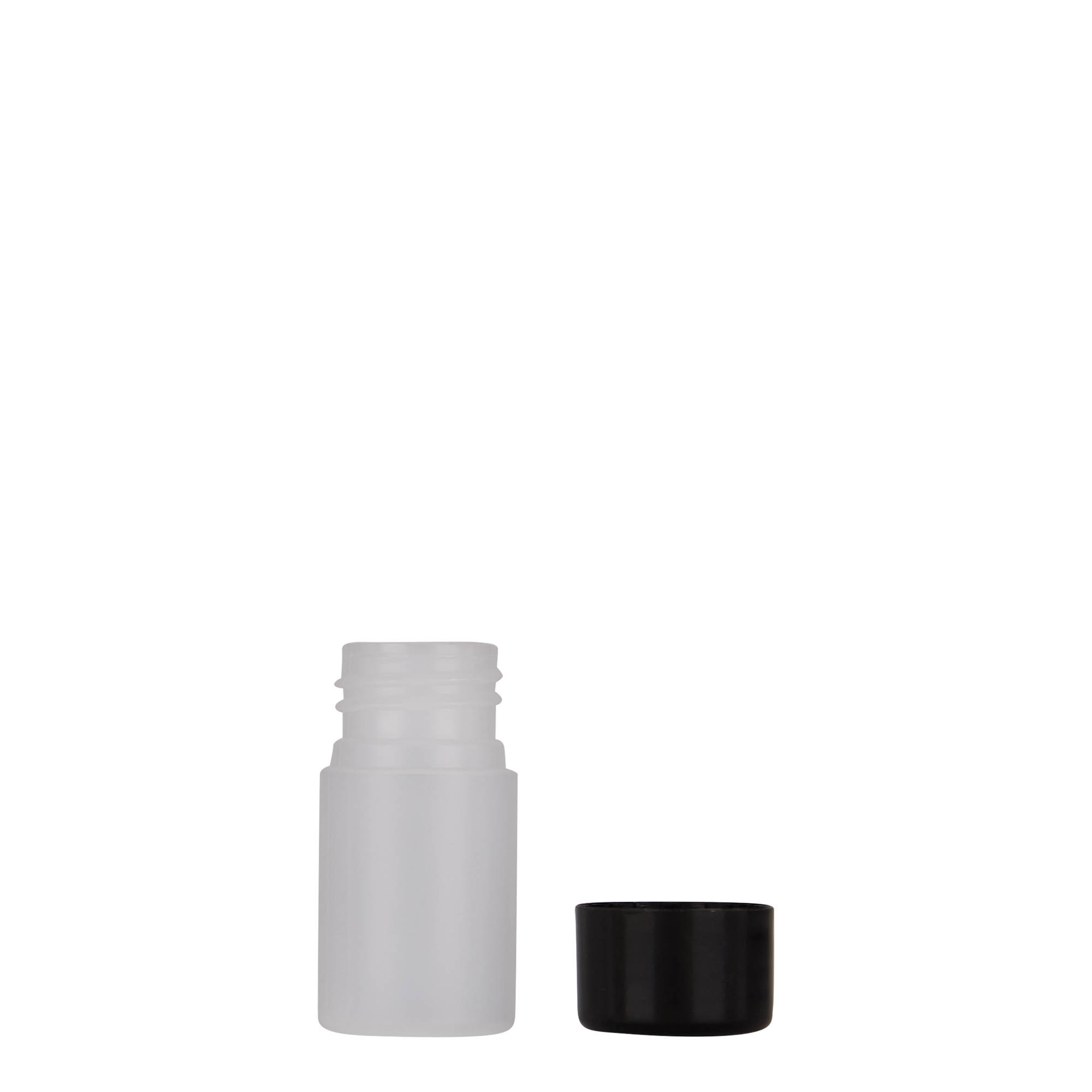 15 ml plastic bottle 'Tuffy', HDPE, natural, opening: 24/410
