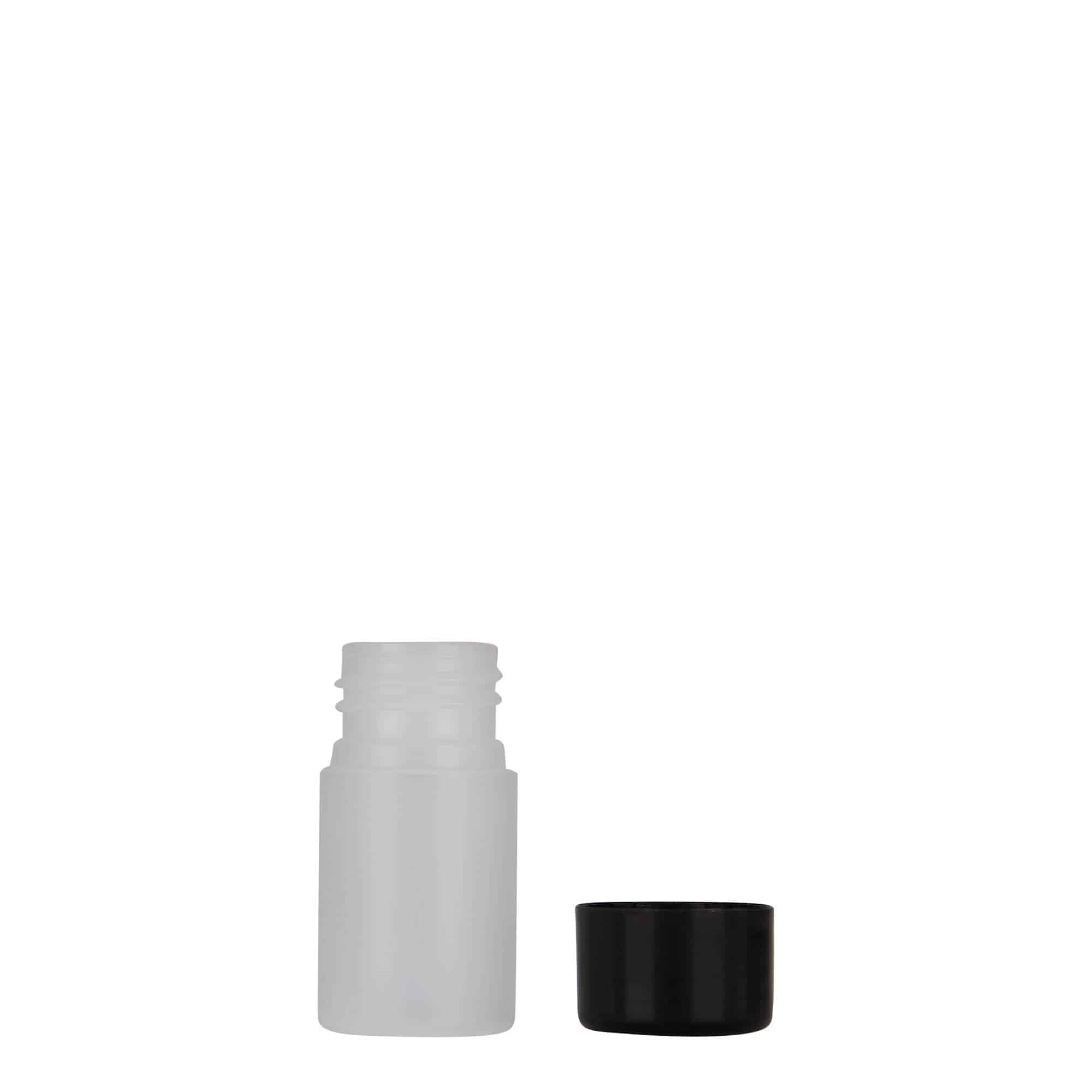 15 ml plastic bottle ‘Tuffy’, HDPE, natural, opening: 24/410