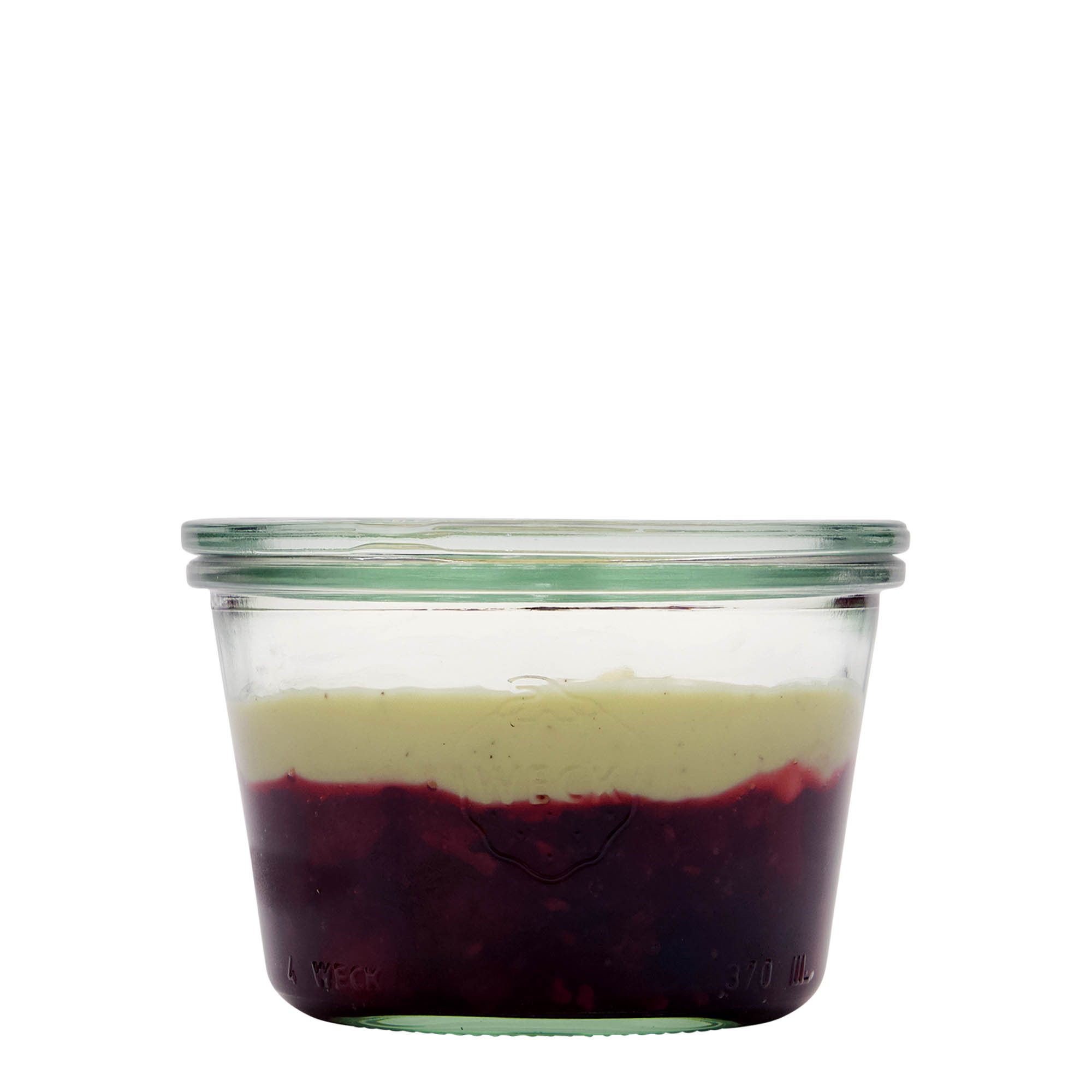370 ml WECK inverted glass, opening: round rim 370 ml WECK inverted glass, opening: round rim