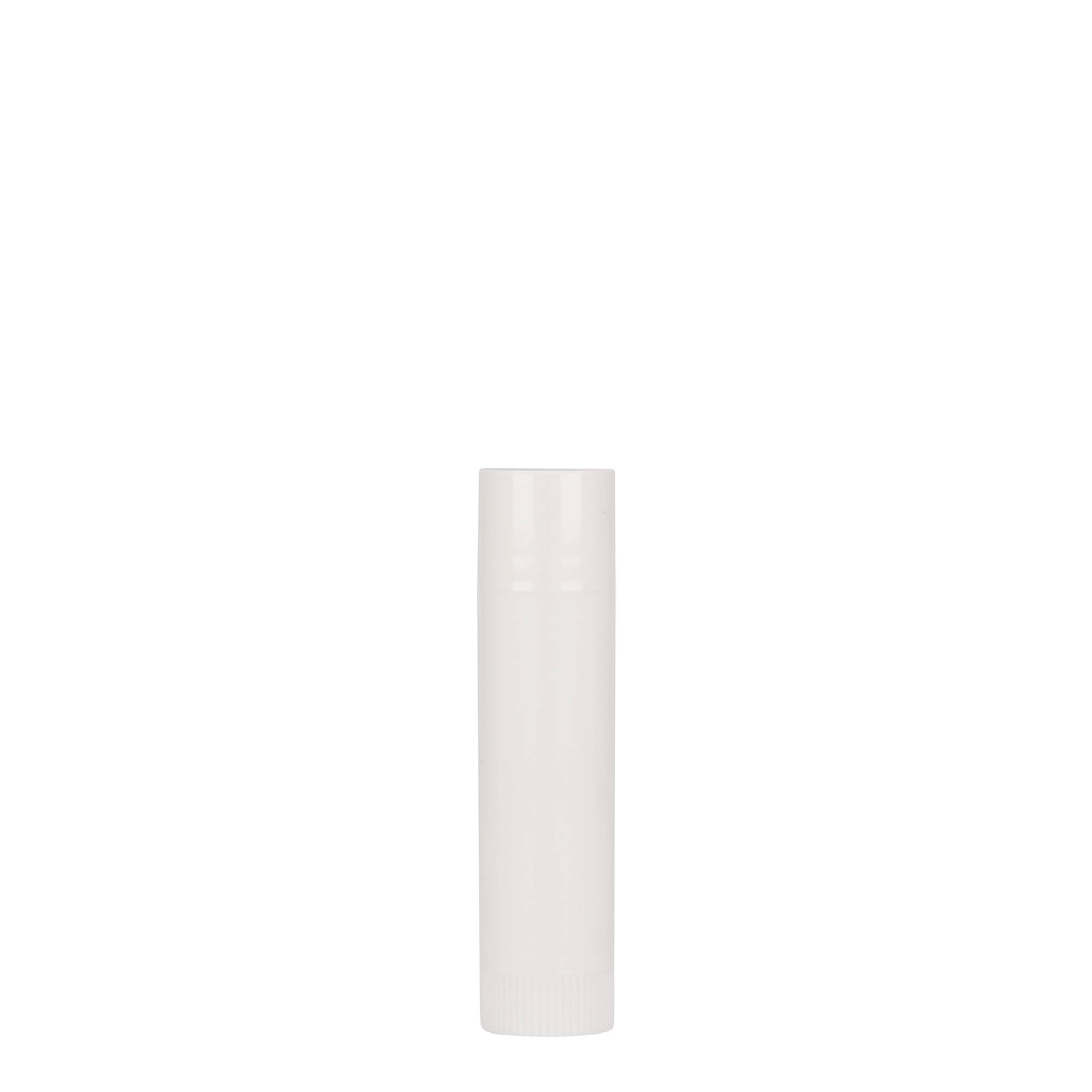 6 ml lipstick tube, PP plastic, white