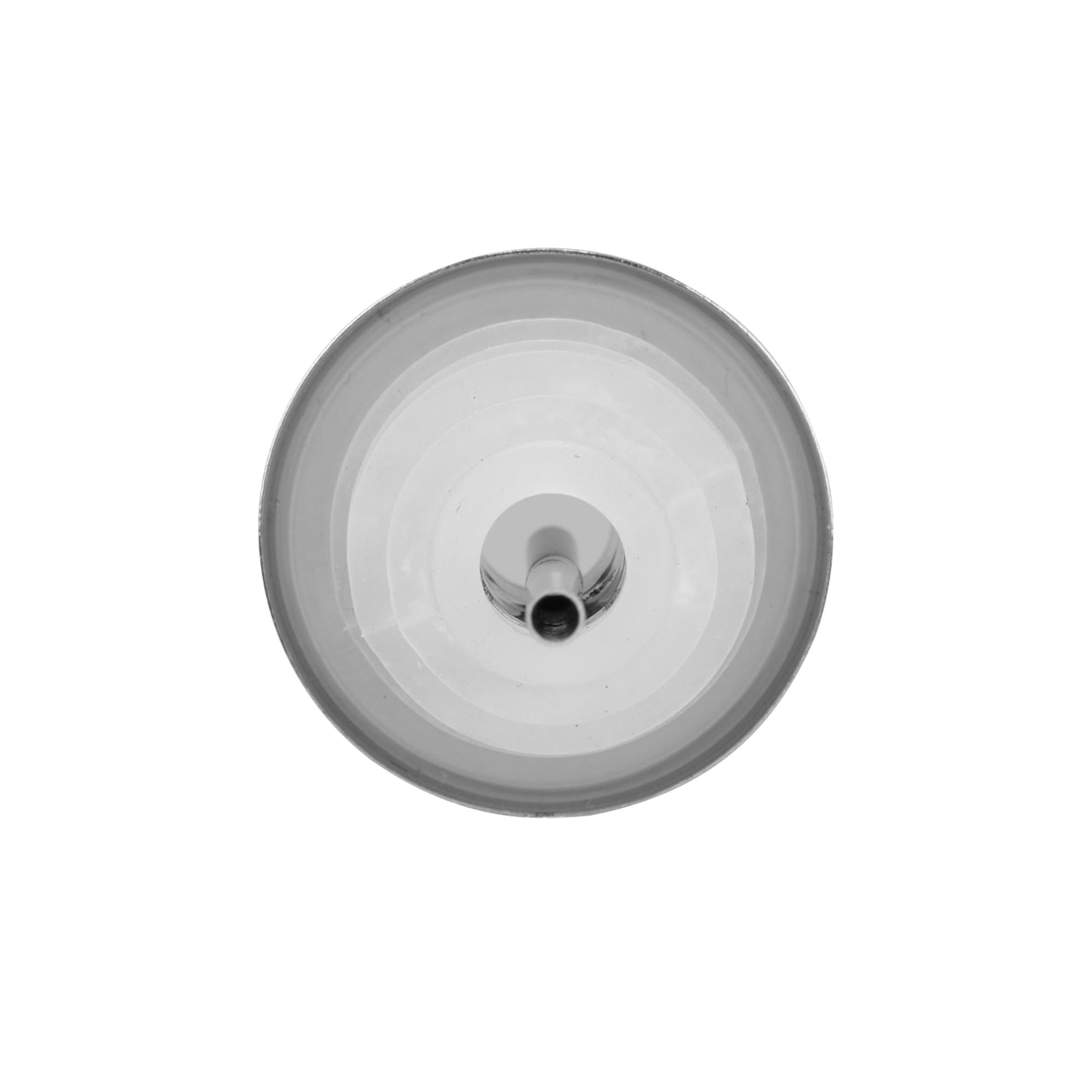 Spout for oil, stainless steel, silver