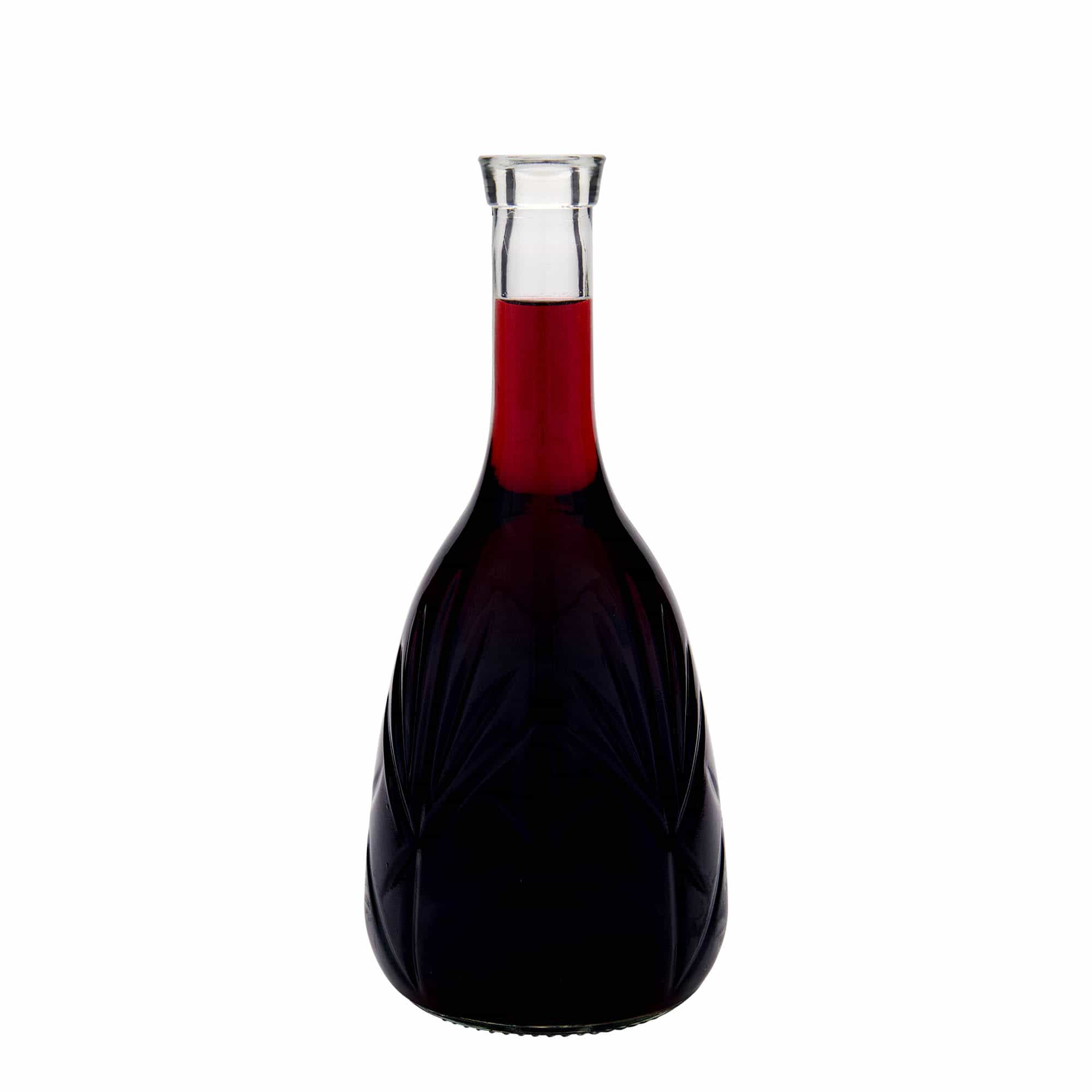 1,000 ml glass bottle ‘Reliefa’, opening: cork