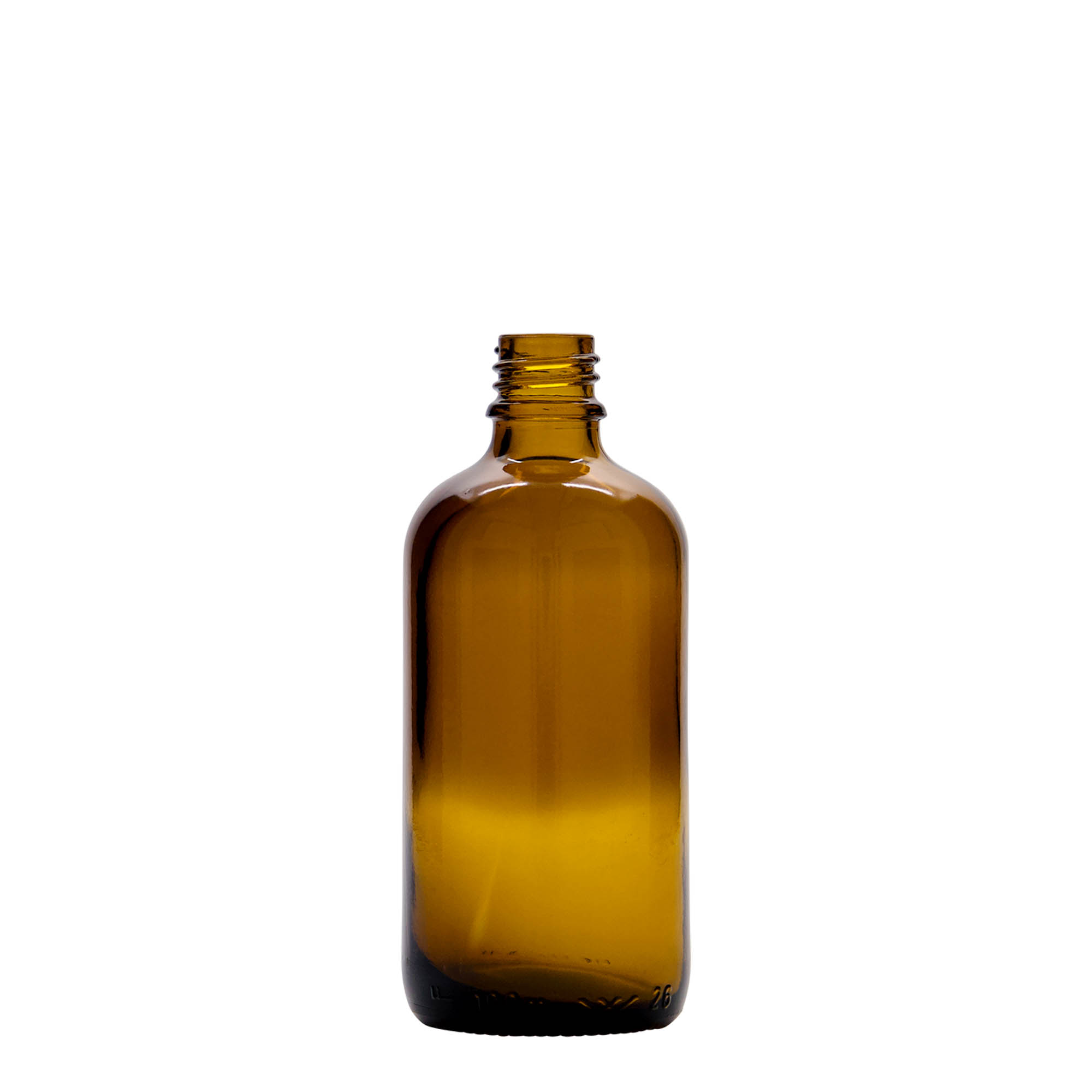 100 ml dropper bottle medicine, glass, brown-red, opening: DIN 18 100 ml dropper bottle medicine, glass, brown-red, opening: DIN 18