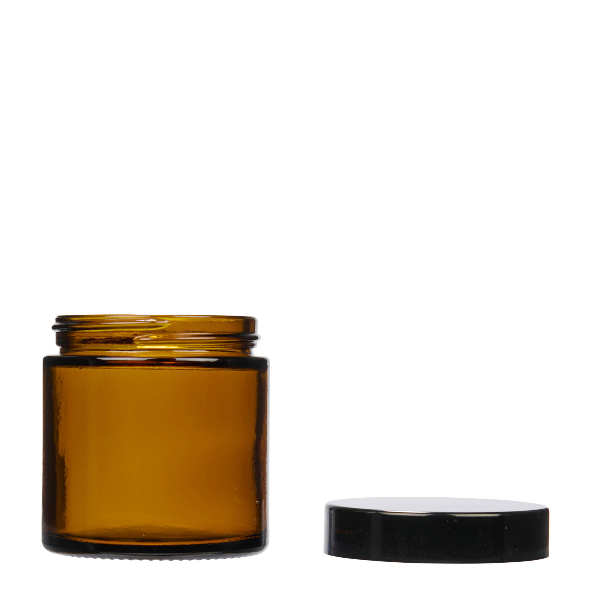 120 ml jar 'Brown Line', glass, brown, opening: screw cap 120 ml jar 'Brown Line', glass, brown, opening: screw cap