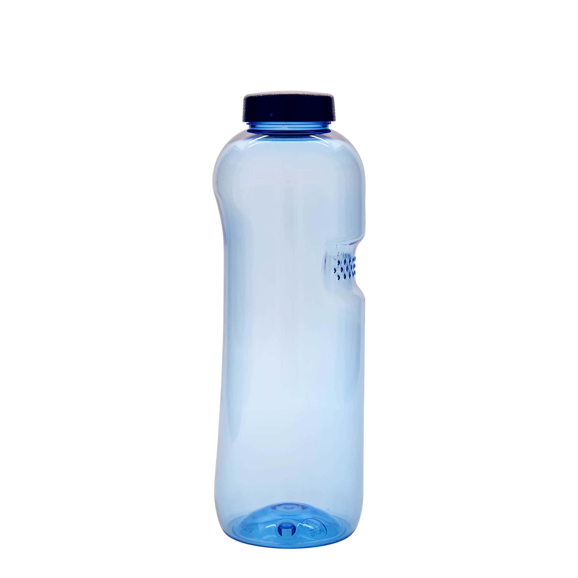 1,000 ml PET drinking bottle ‘Kavodrink’, plastic, blue