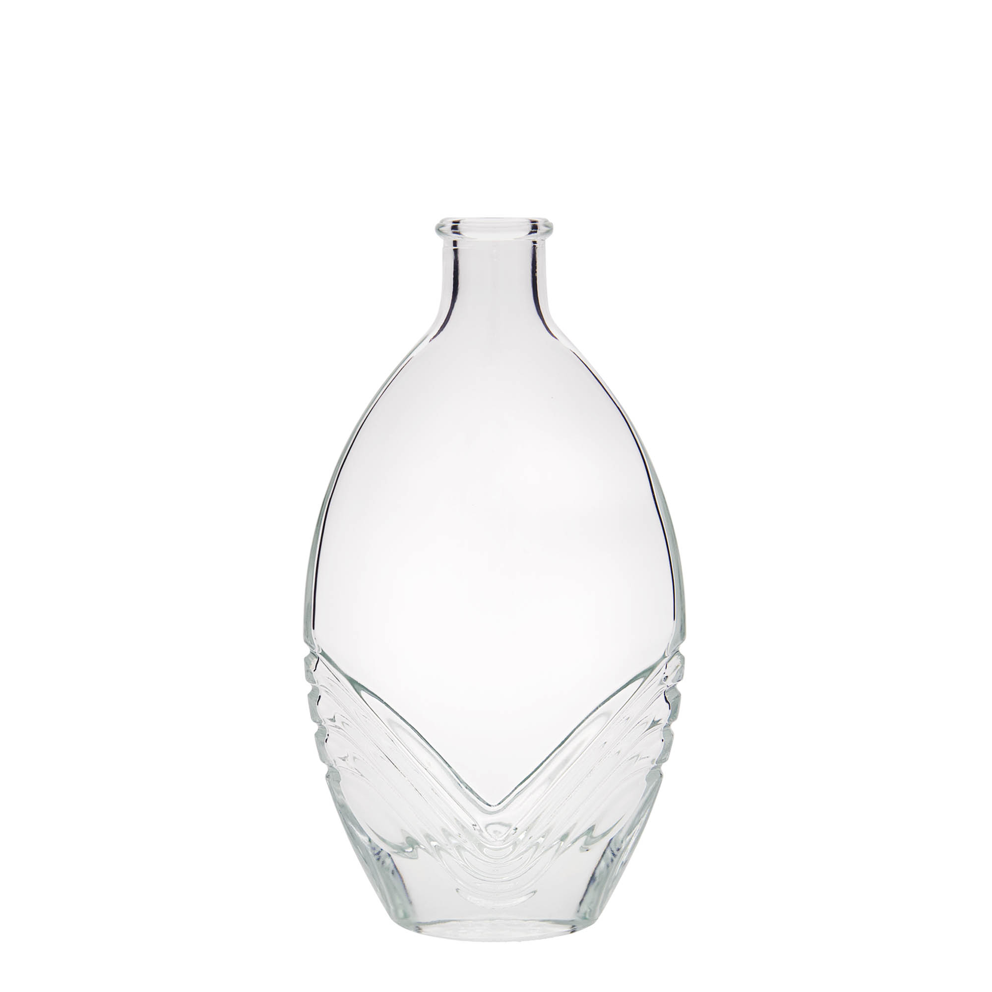 200 ml glass bottle 'Florence', oval, opening: cork 200 ml glass bottle 'Florence', oval, opening: cork