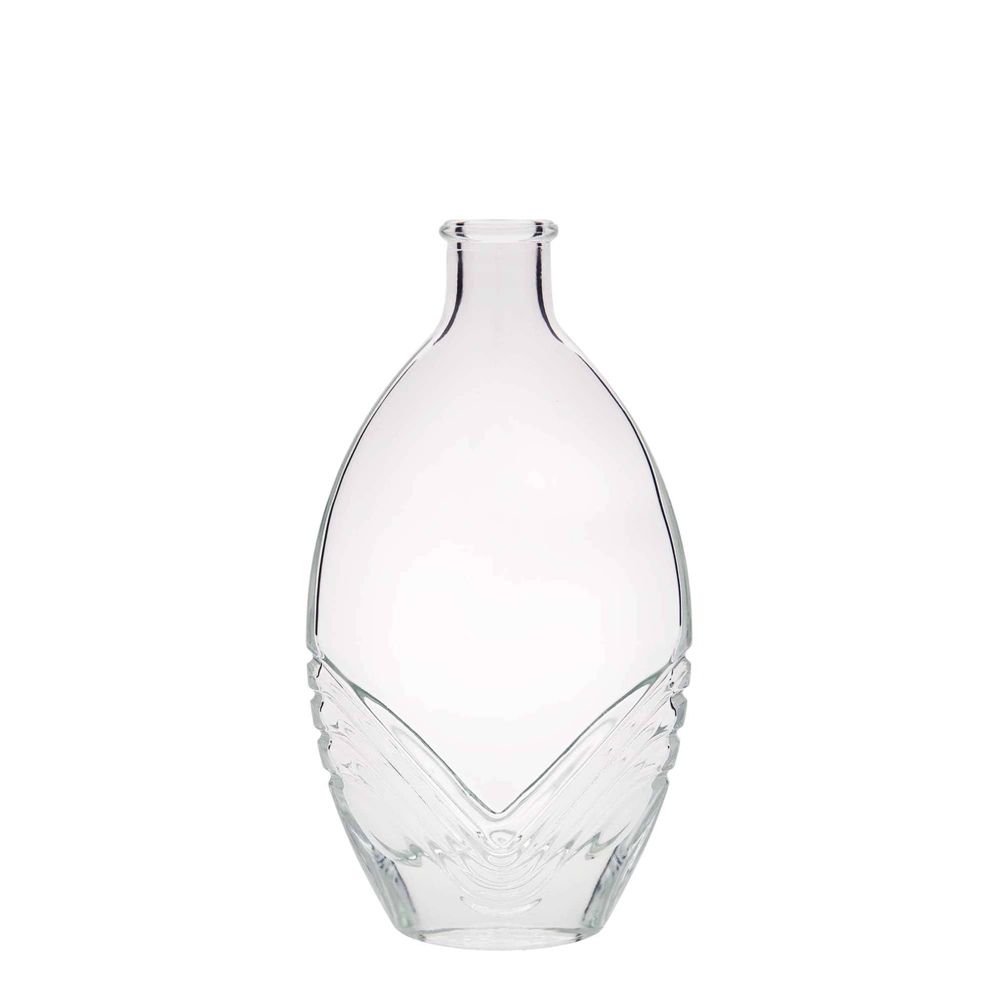 200 ml glass bottle ‘Florence’, oval, opening: cork