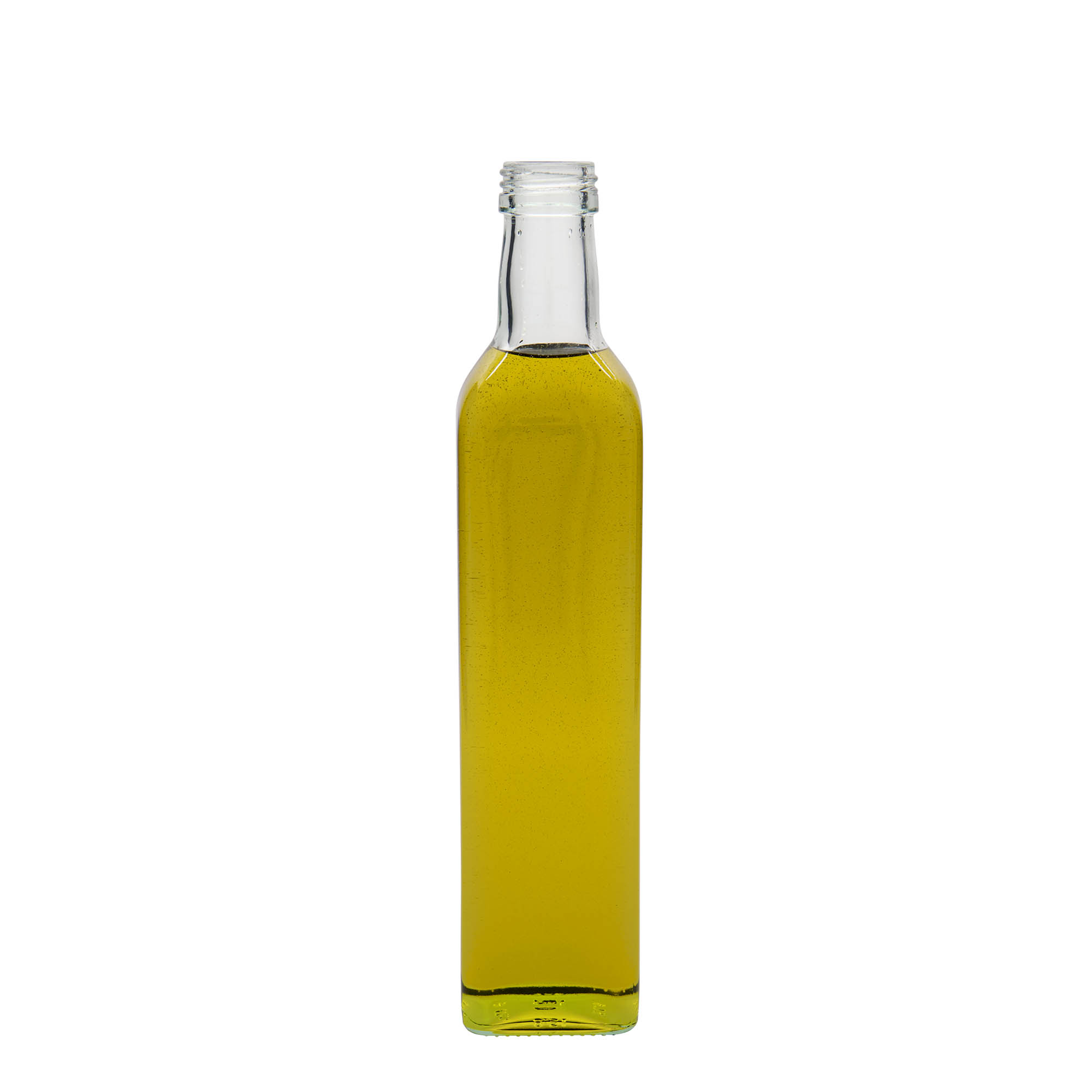 500 ml glass bottle 'Marasca', square, opening: PP 31.5