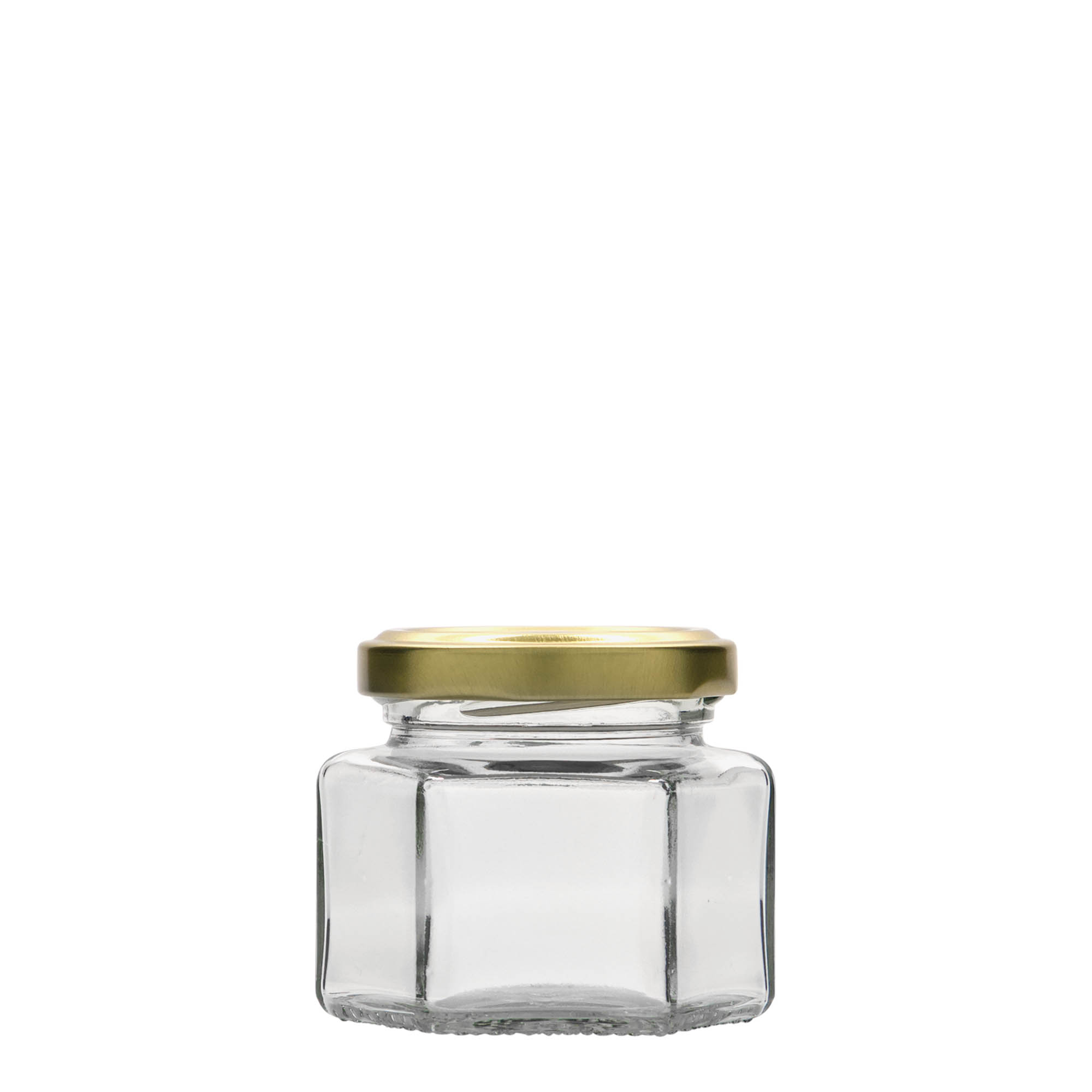 106 ml hexagonal glass, opening: twist-off (TO 53) 106 ml hexagonal glass, opening: twist-off (TO 53)
