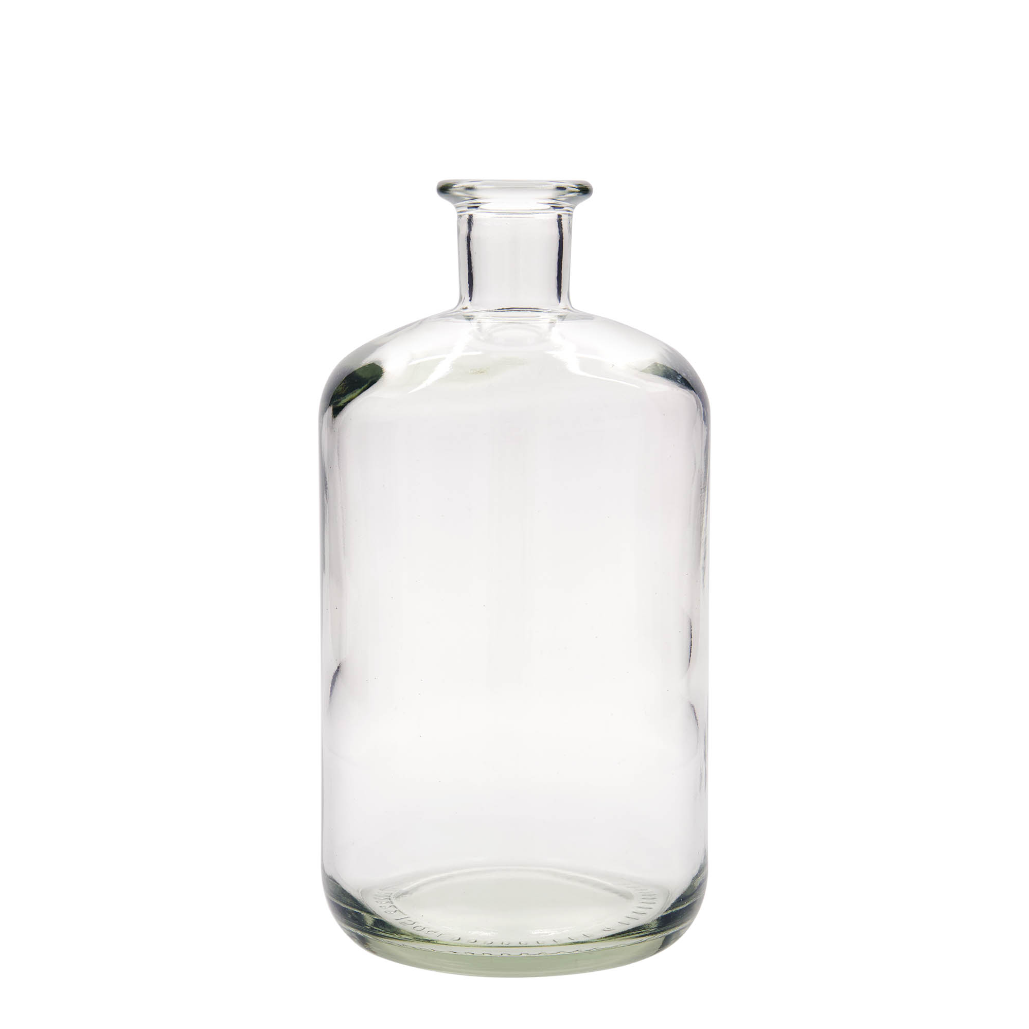 1,500 ml glass apothecary bottle, closure: cork 1,500 ml glass apothecary bottle, closure: cork