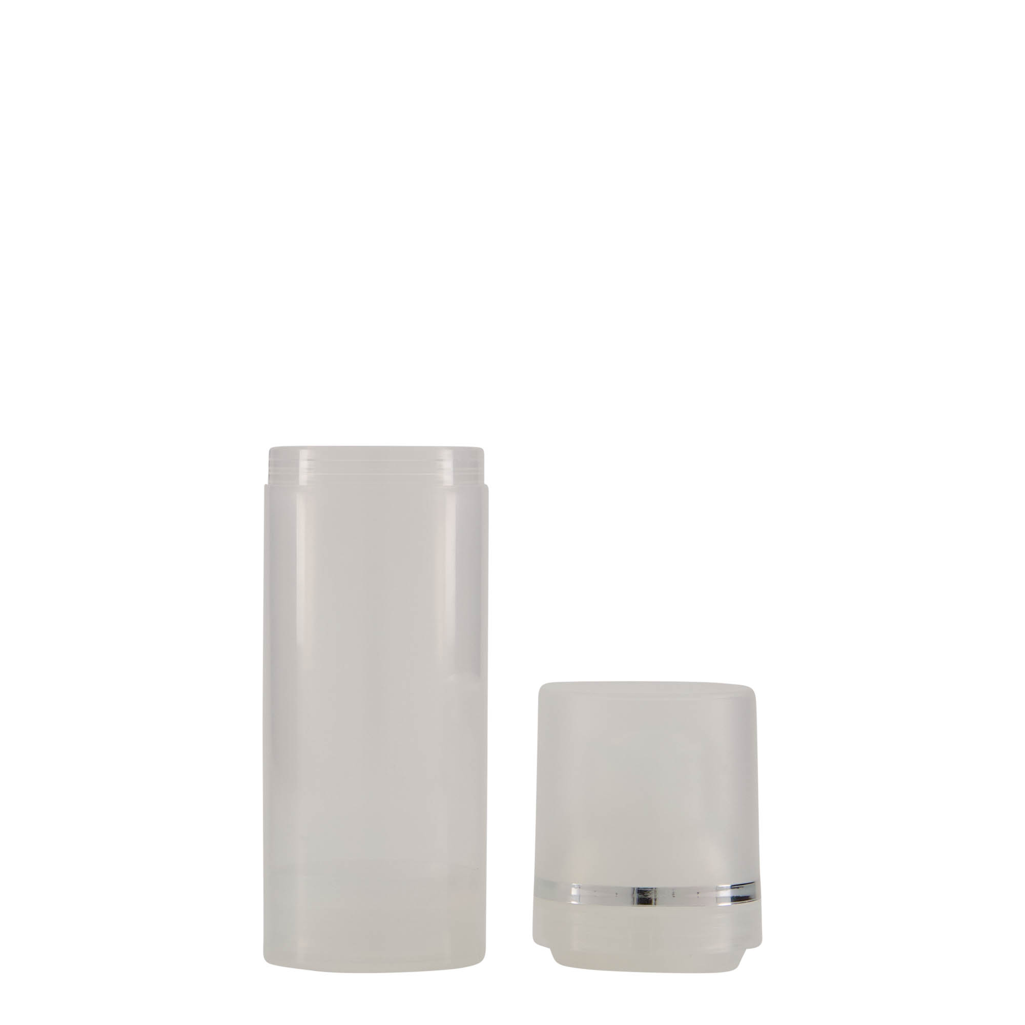 50 ml Airless Dispenser 'Mezzo', PP plastic, natural 50 ml Airless Dispenser 'Mezzo', PP plastic, natural