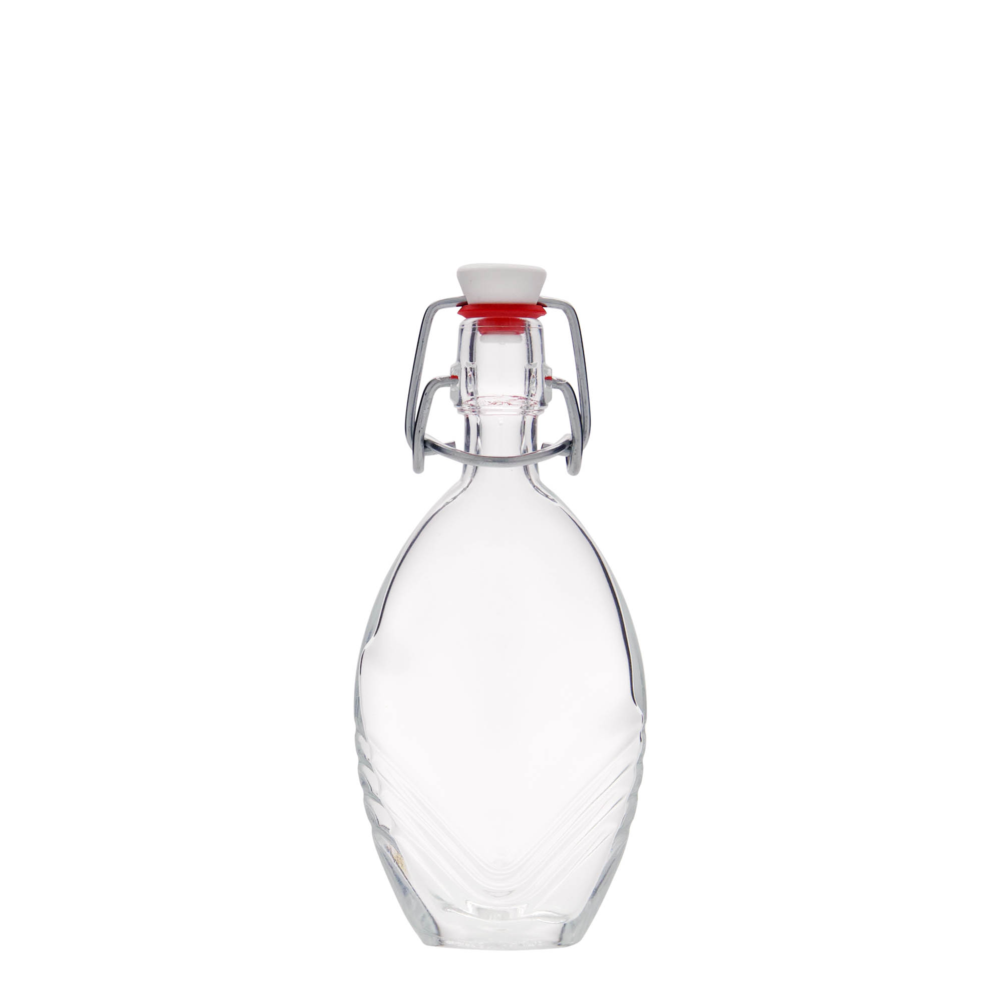 40 ml glass bottle 'Florence', oval, opening: swing top closure