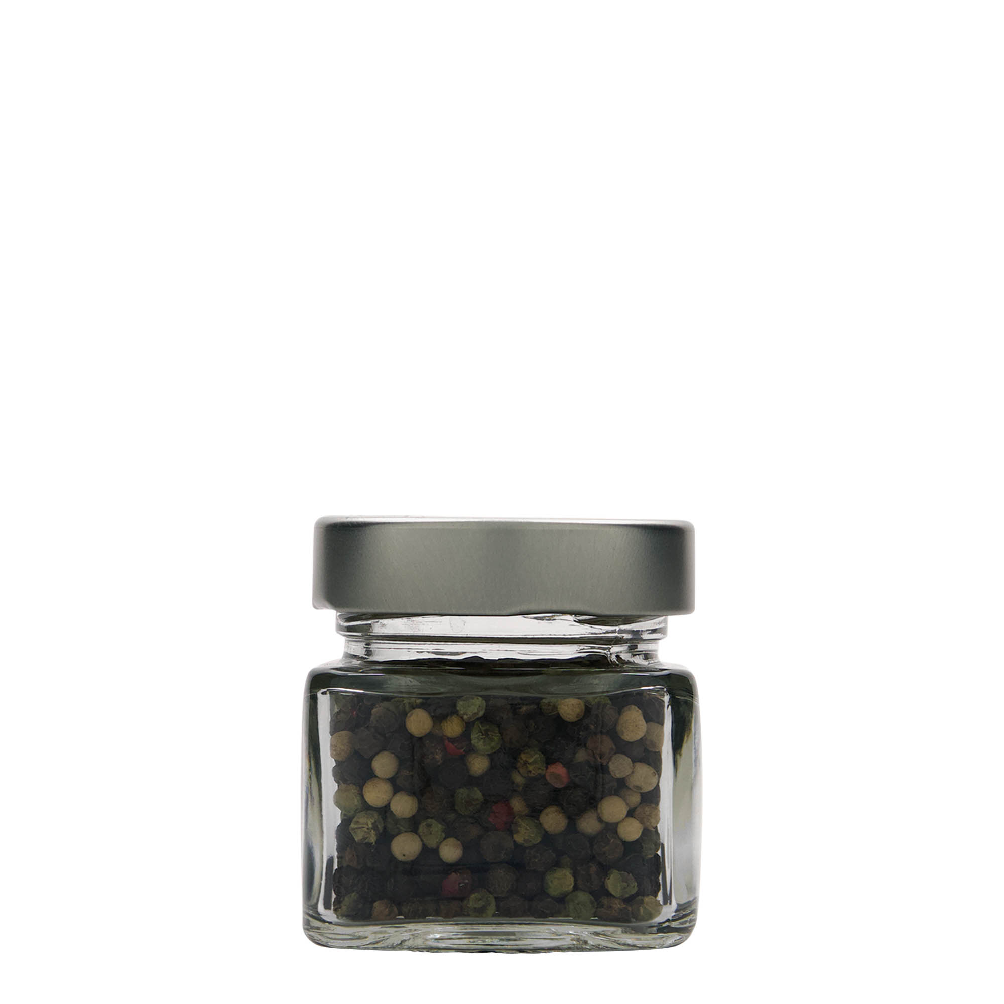 106 ml square glass 'Ikarus', opening: Deep-Twist-Off (DTO 58)