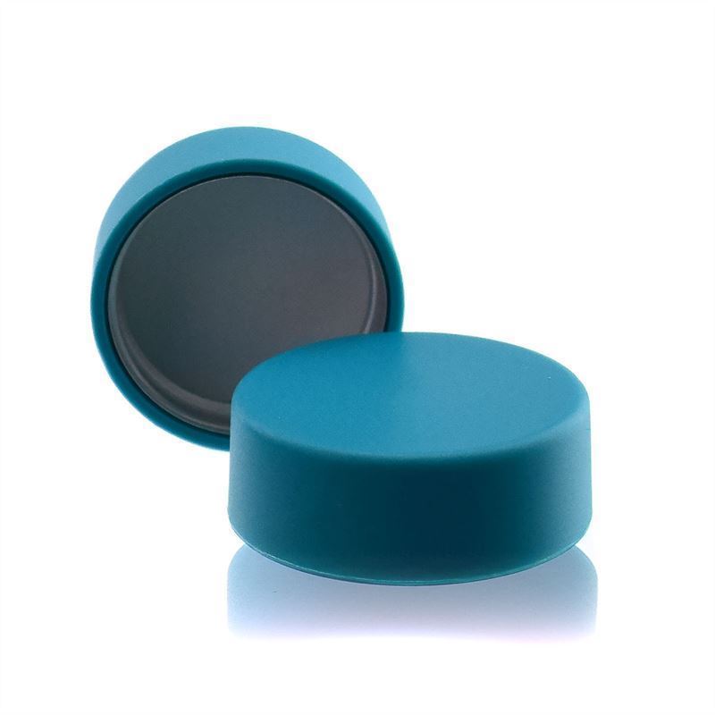 Screw cap, ABS plastic, turquoise, for opening: GPI 33/400 Screw cap, ABS plastic, turquoise, for opening: GPI 33/400