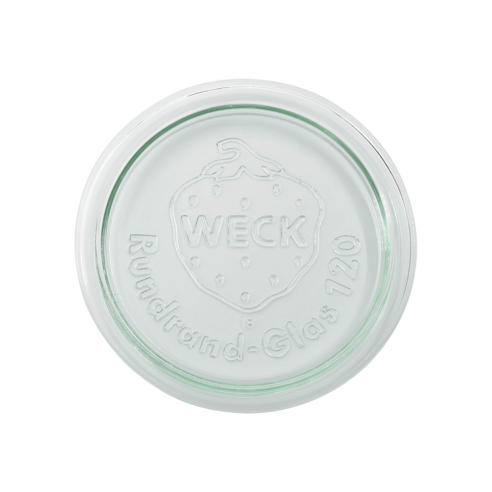 WECK glass lid round rim, for opening: RR120 WECK glass lid round rim, for opening: RR120
