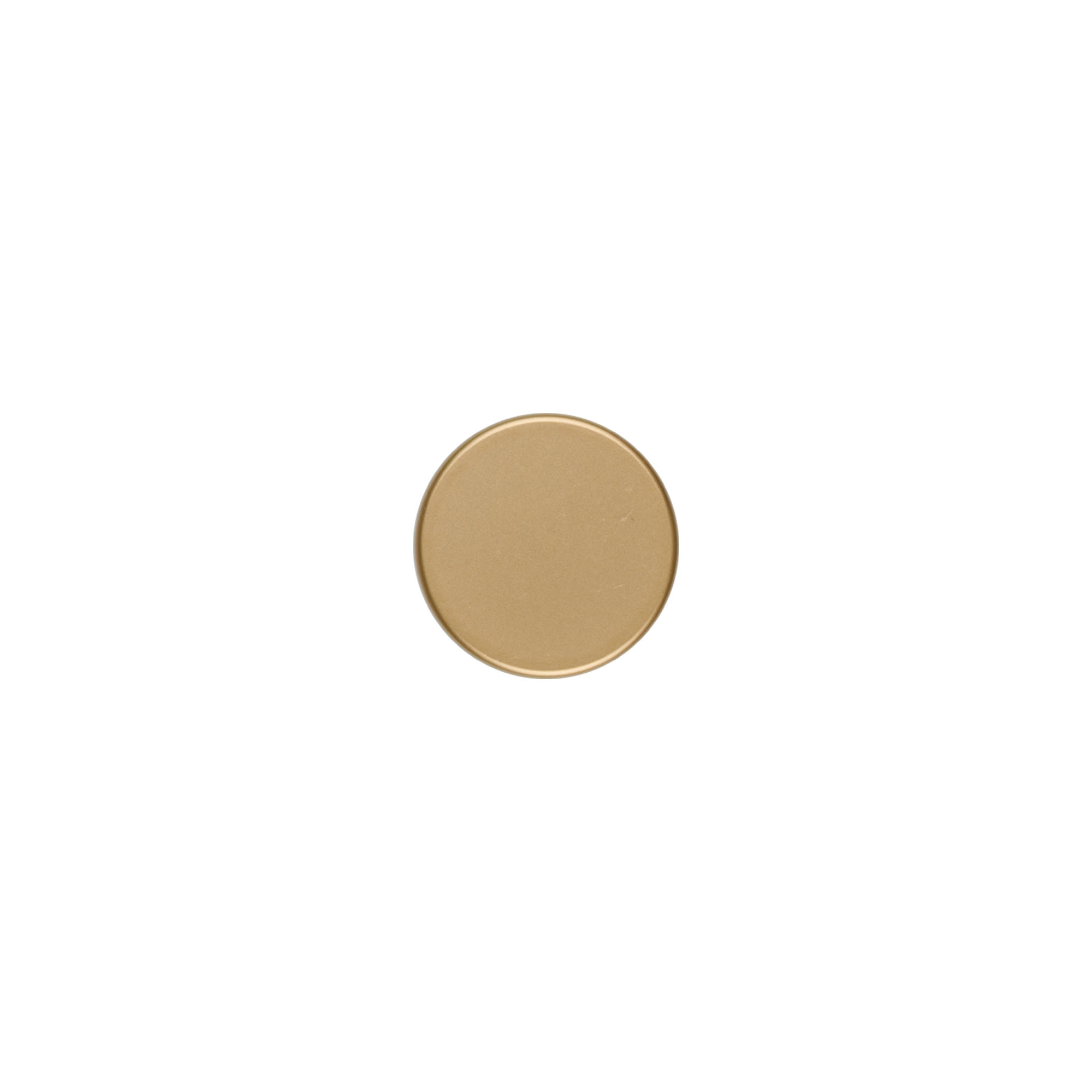 Screw cap, ABS plastic, matte gold, for neck: GPI 33/400