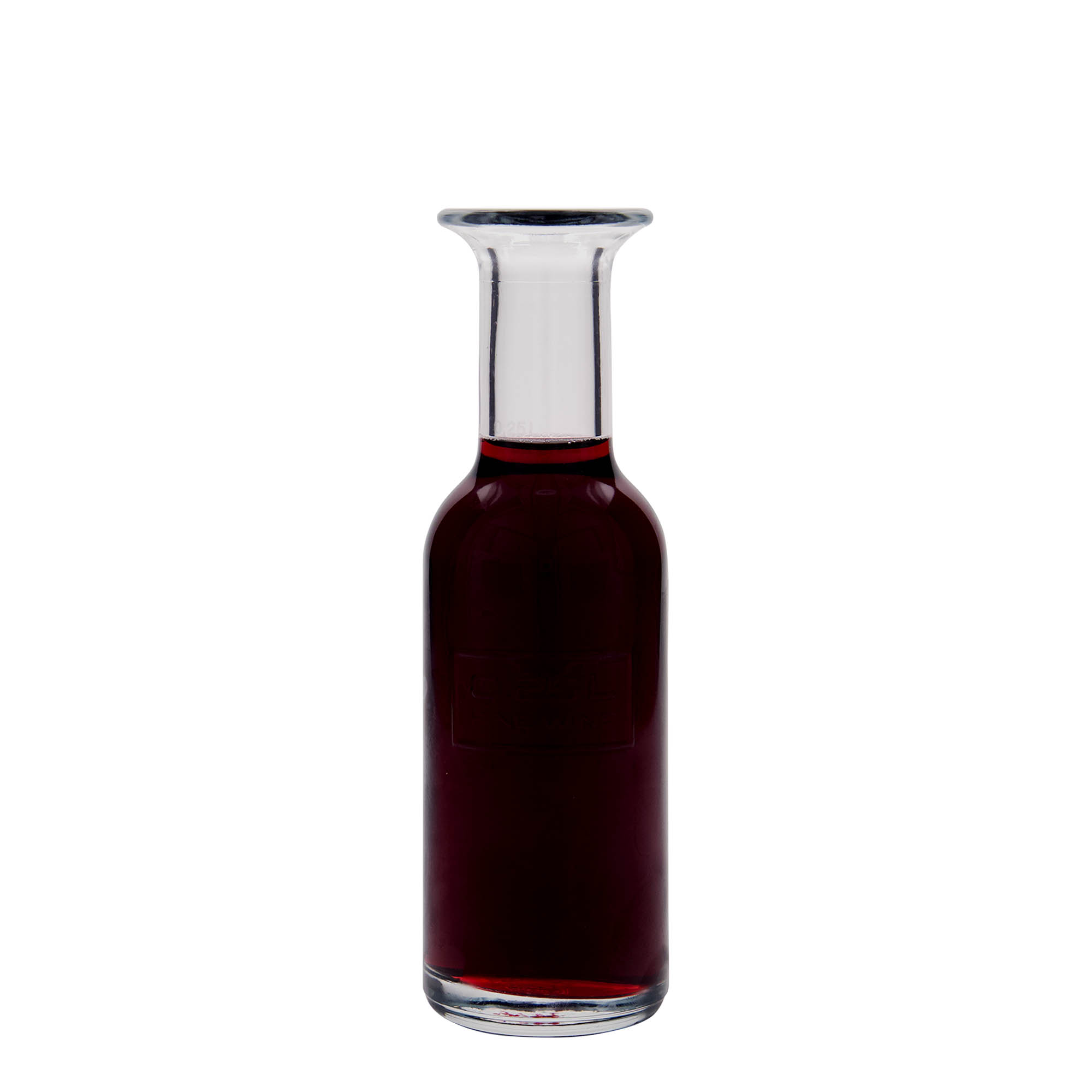 250 ml glass bottle ‘Optima Fine Wine’, opening: cork