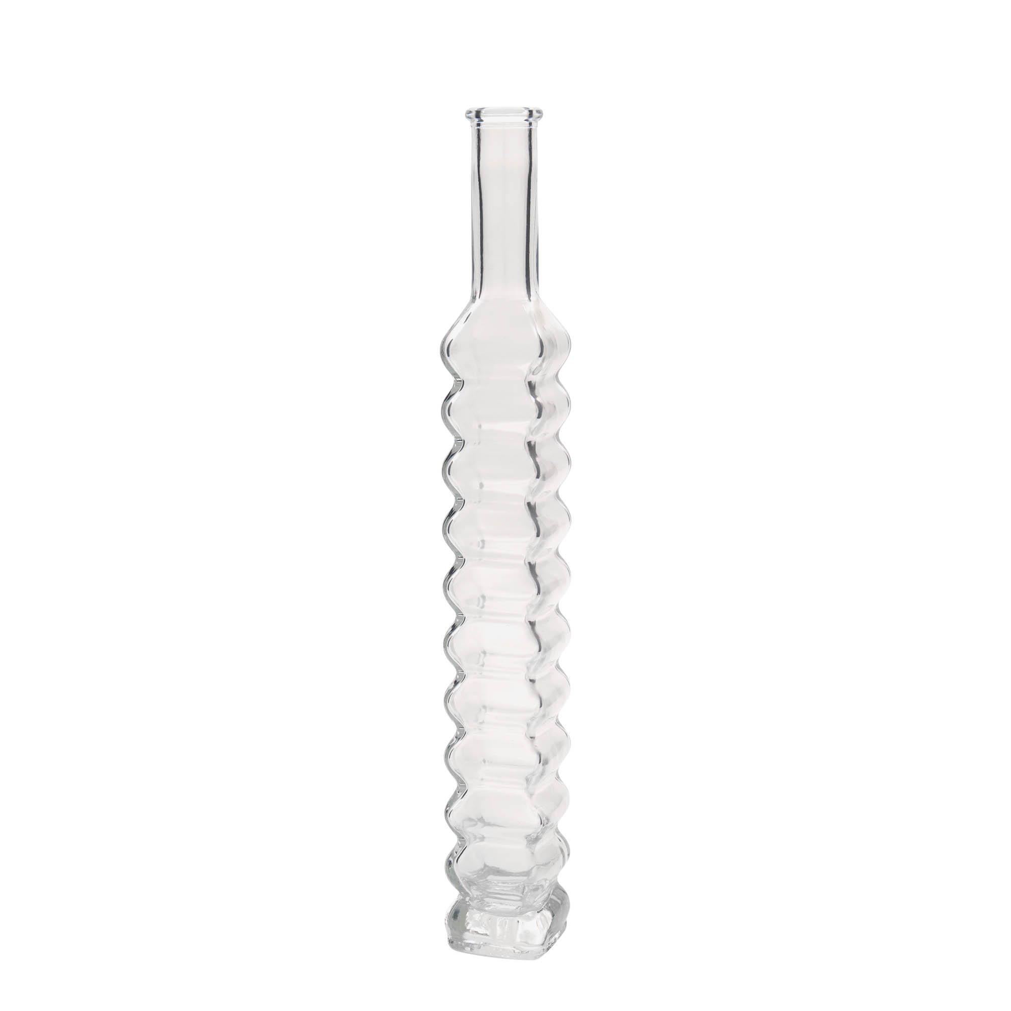 200 ml glass bottle ‘Roma, square, opening: cork’