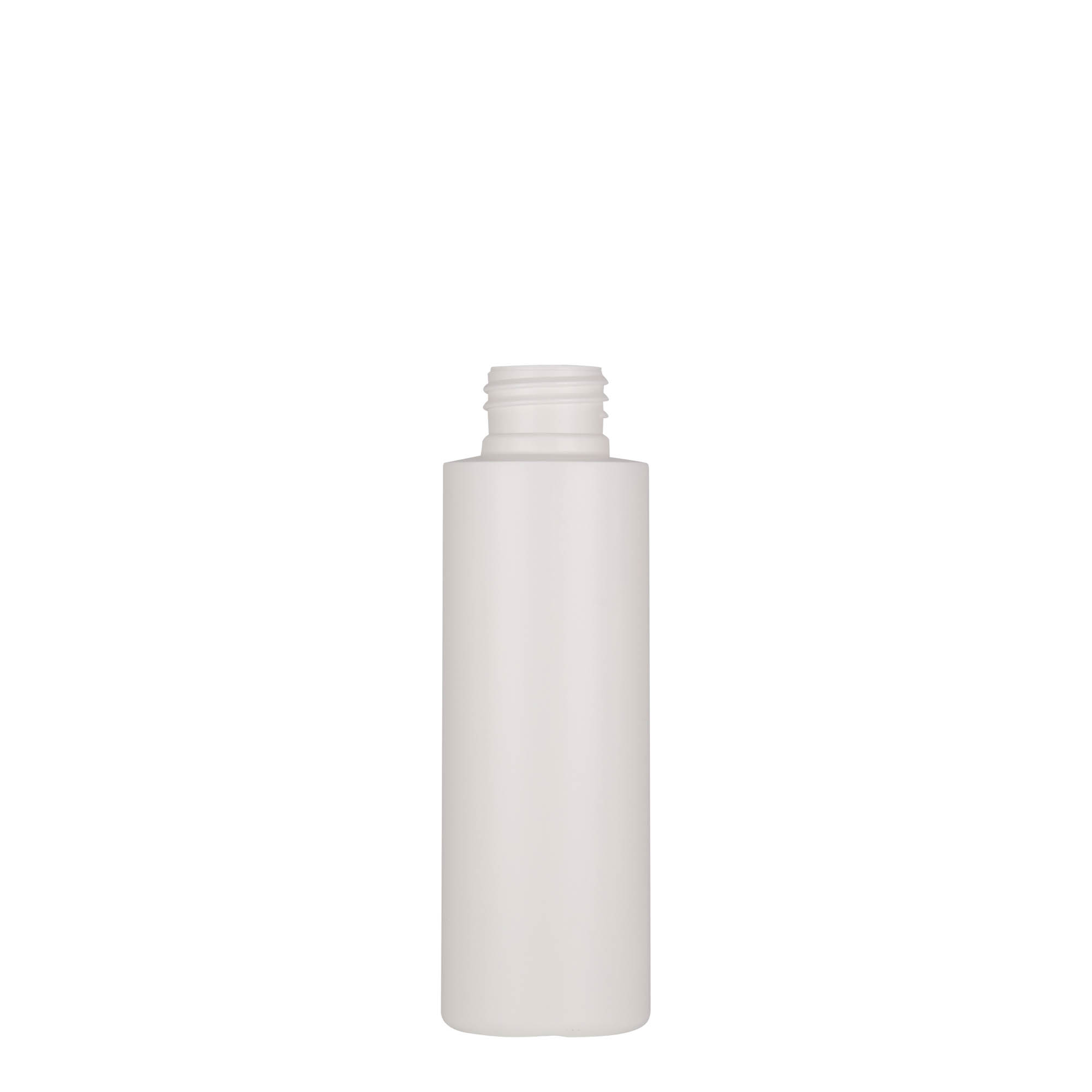 100 ml plastic bottle 'Pipe', green HDPE, white, closure: GPI 24/410 100 ml plastic bottle 'Pipe', green HDPE, white, closure: GPI 24/410